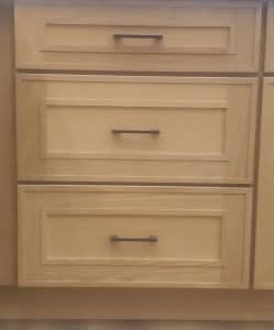 Vanity Base Cabinet 3 Drawer Base 12", 15", 18", 21" Elegant Oak Craftsman Shaker 1-1/4" Overlay - Image 13