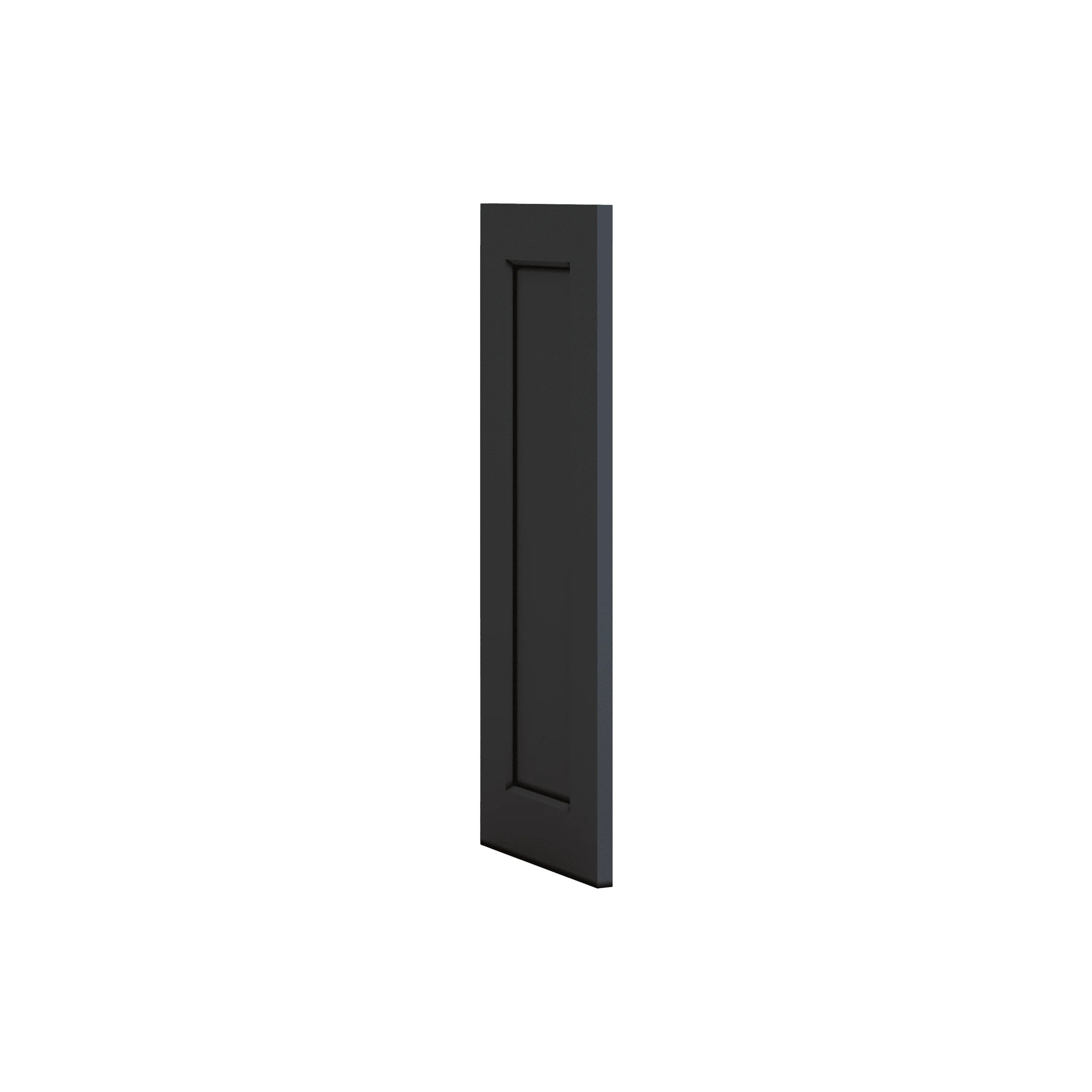 False Door 15HNS Hermosa Noir Black Shaker Decorative Style - Image 2