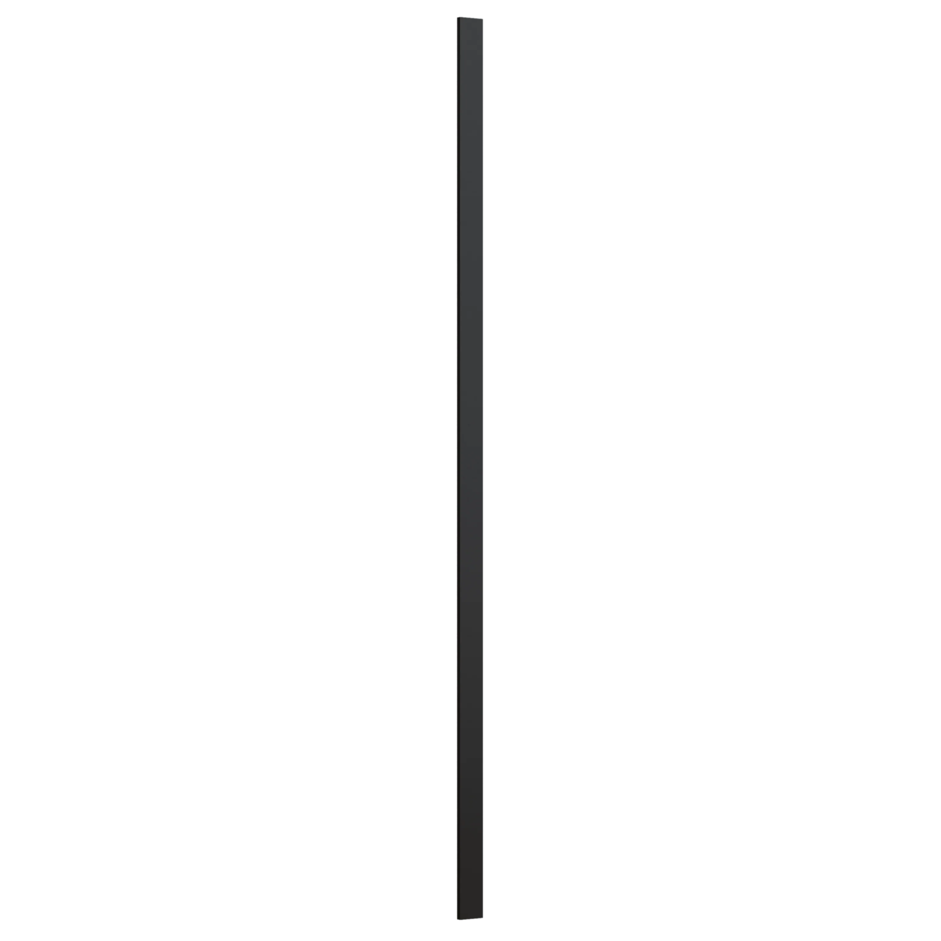 Fridge Filler Trim Pieces 3" & 6" up to 96" Tall Filler HNS15 Hermosa Noir Black Shaker 1-1/4" Overlay Cabinet
