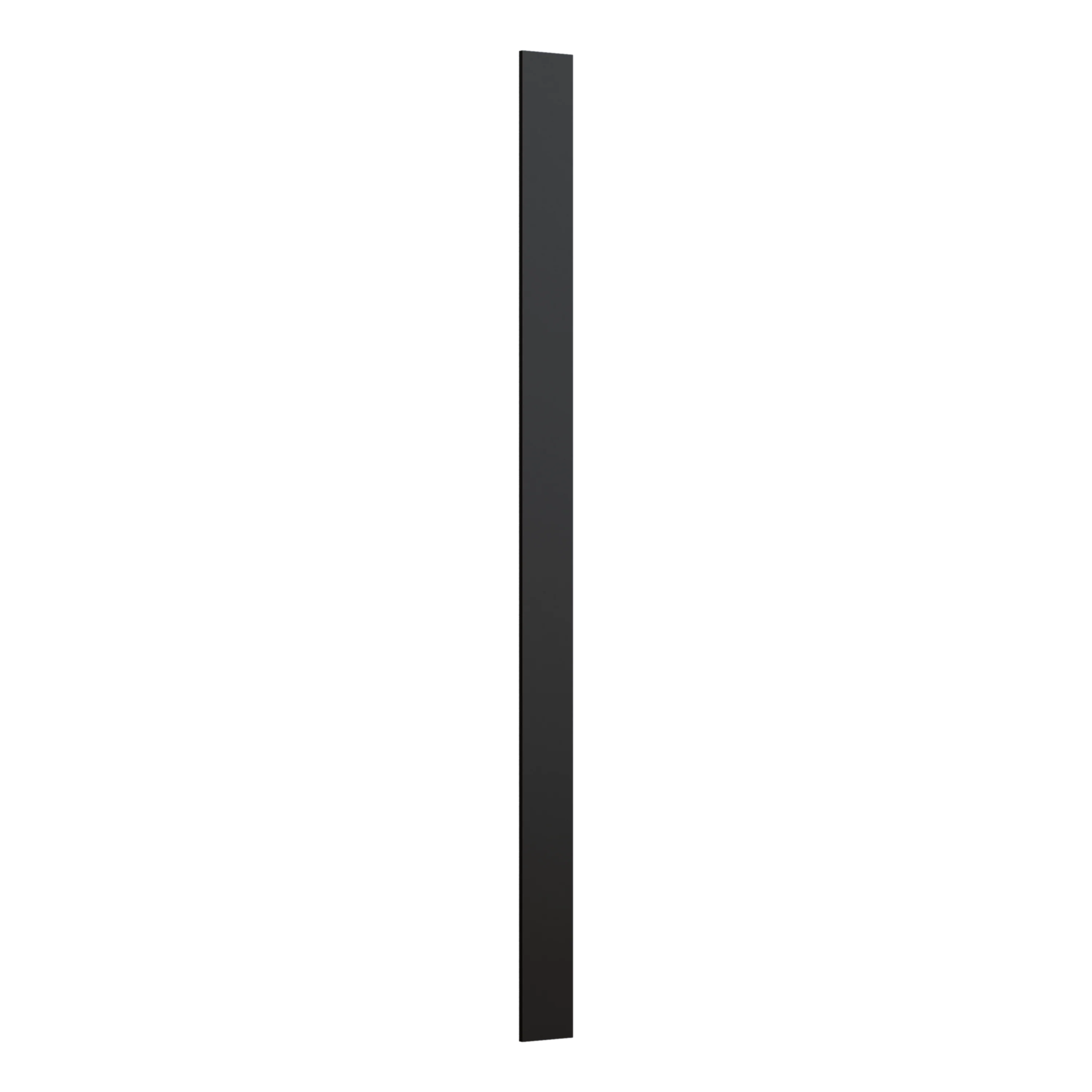Fridge Filler Trim Pieces 3" & 6" up to 96" Tall Filler HNS15 Hermosa Noir Black Shaker 1-1/4" Overlay Cabinet - Image 2