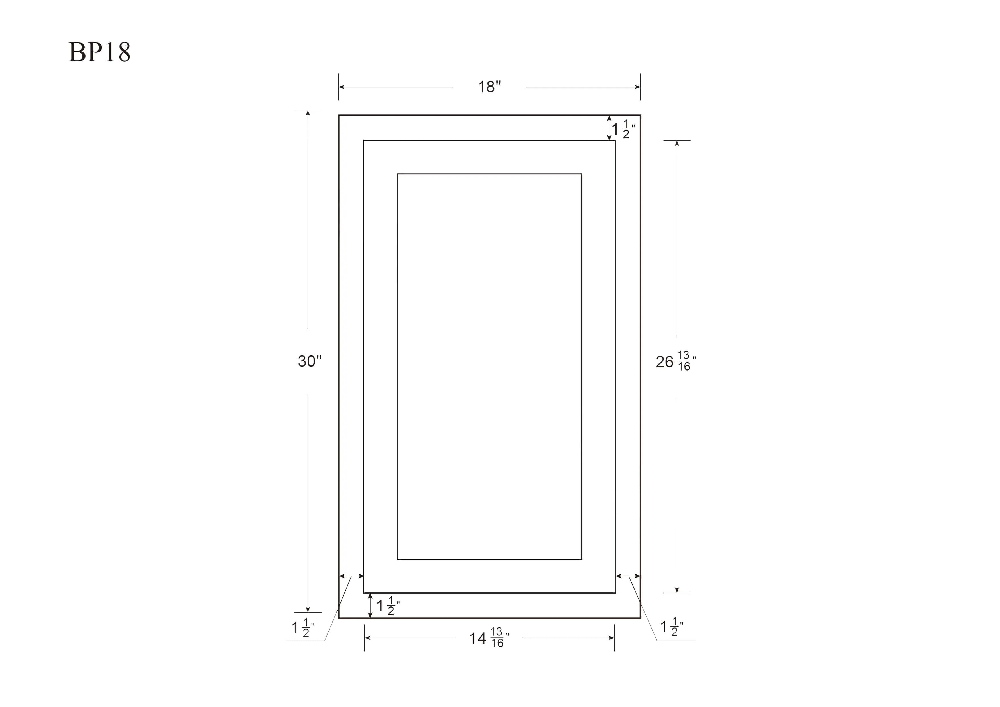 Inset Oak Shaker Special Order Base Full Height Door 24" Deep Inset Shaker Base Cabinet 9" - 36" Wide - Image 11