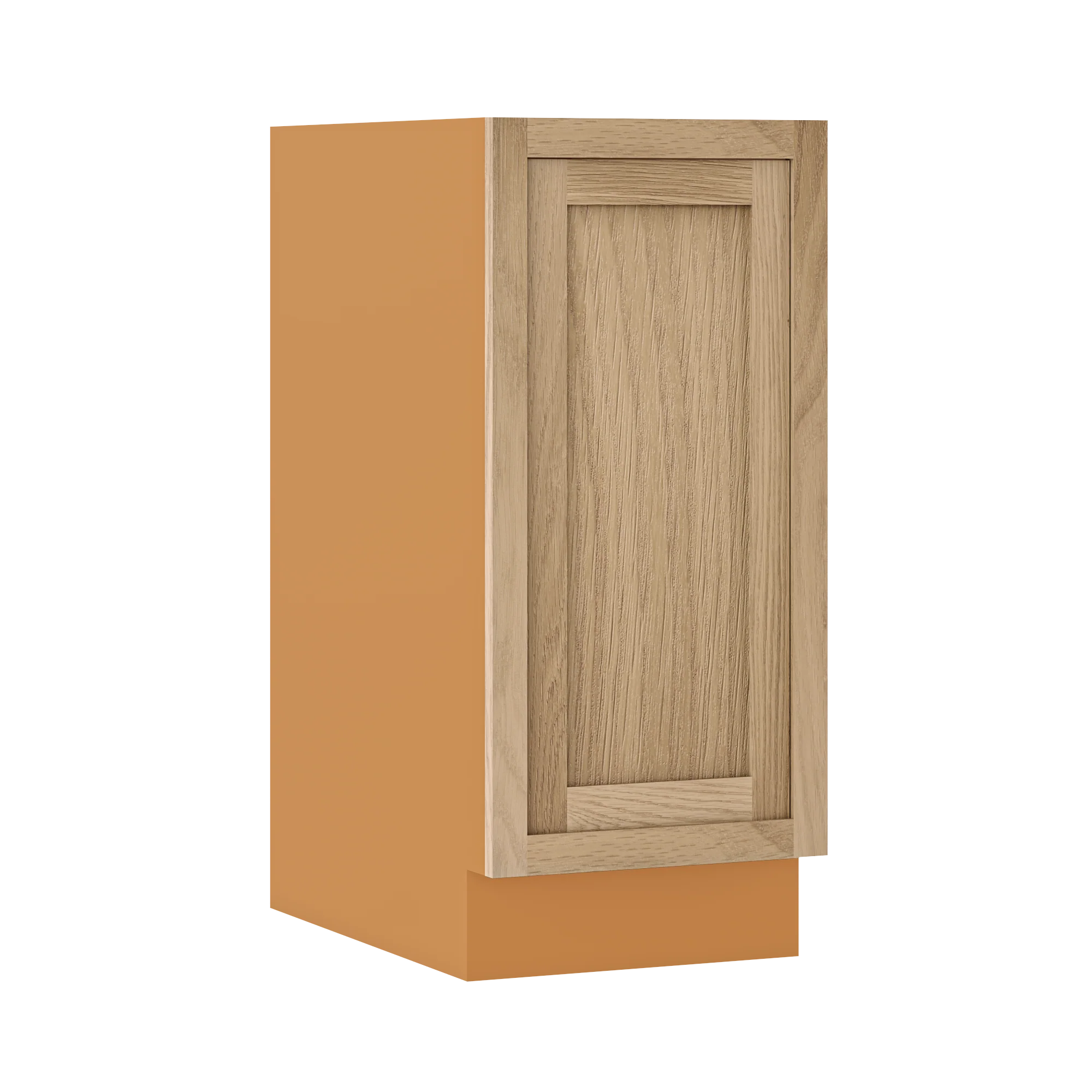 Inset Oak Shaker Special Order Base Full Height Door 24" Deep Inset Shaker Base Cabinet 9" - 36" Wide - Image 8