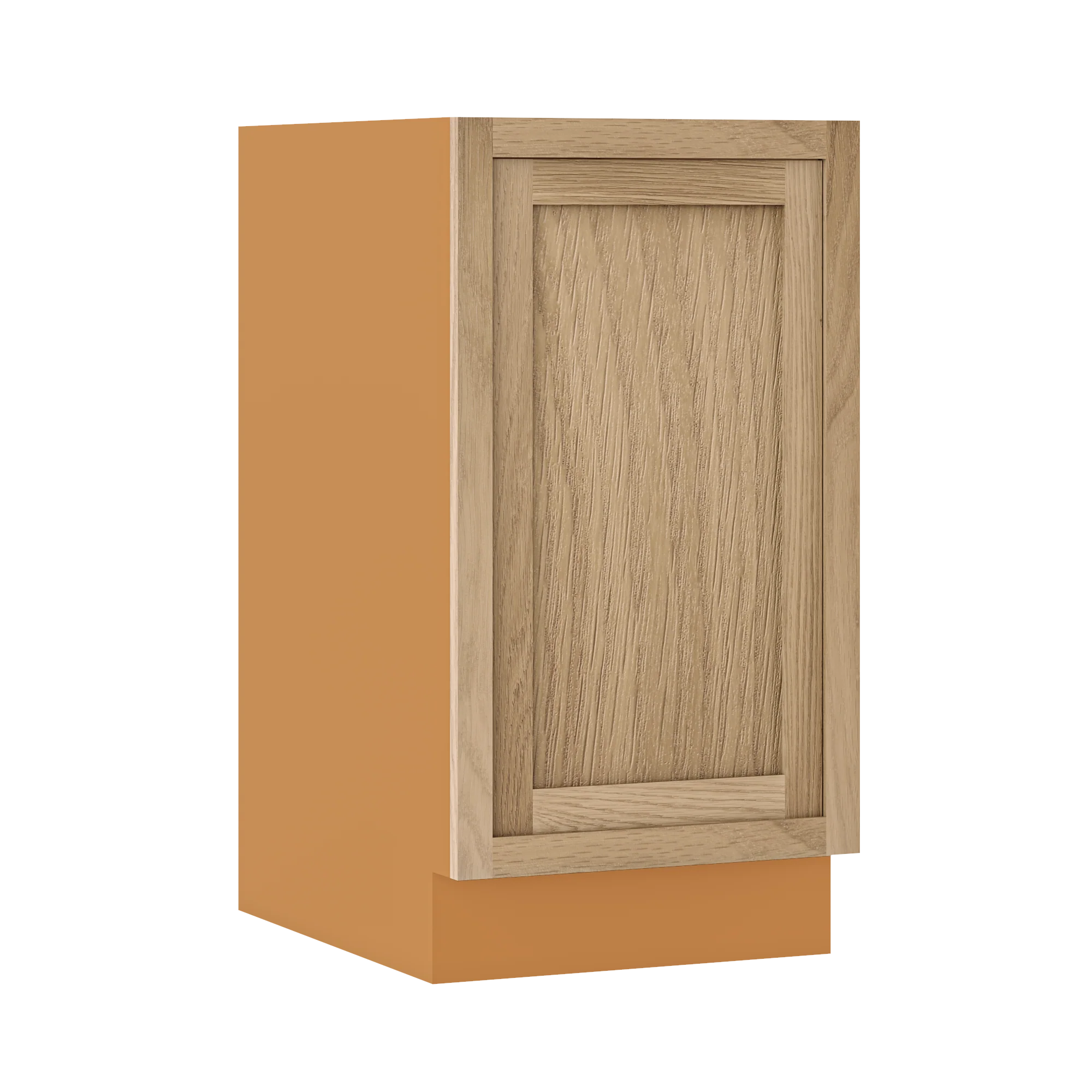 Inset Oak Shaker Special Order Base Full Height Door 24" Deep Inset Shaker Base Cabinet 9" - 36" Wide - Image 9