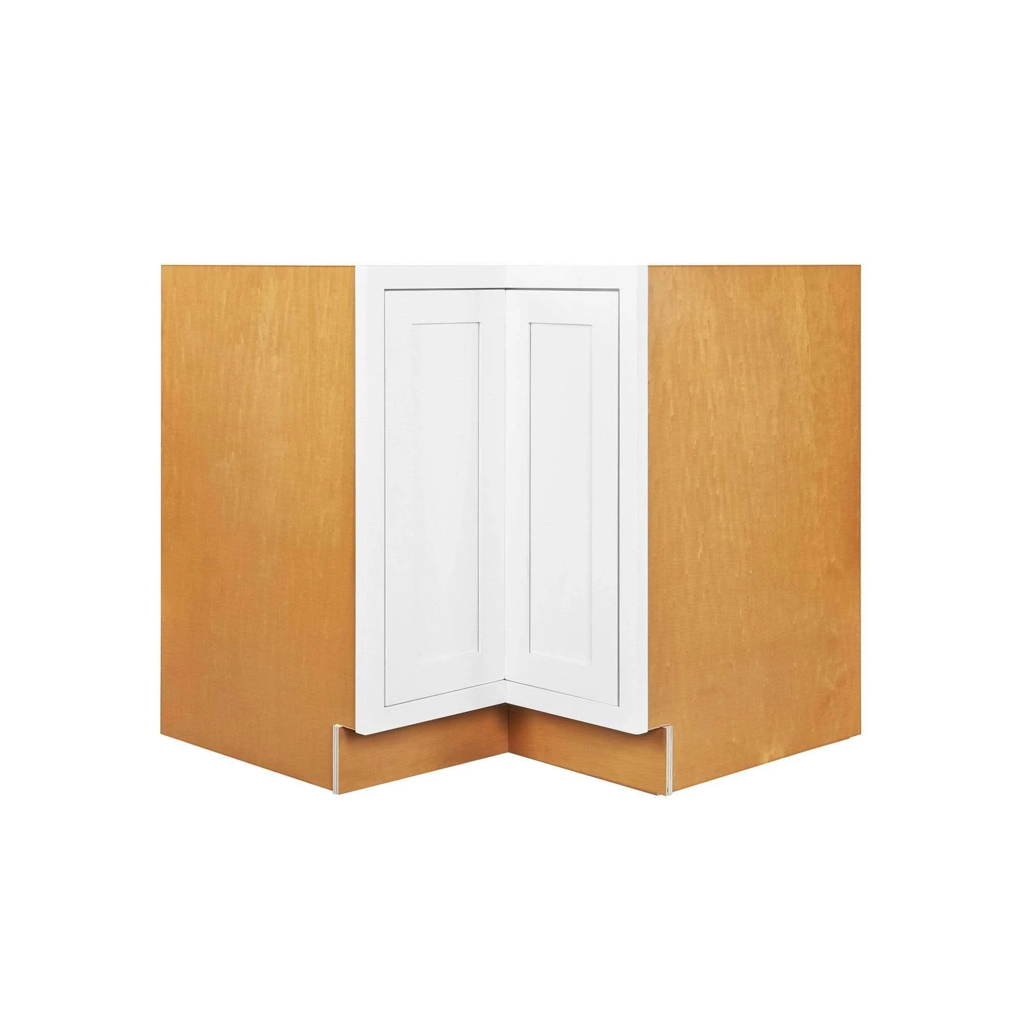 Lazy Susan 33" & 36" Base Snow White Inset Shaker Cabinets - Image 3