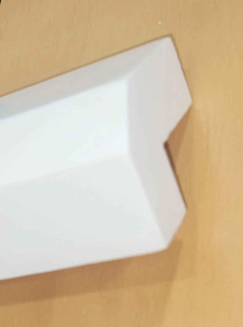 Light Rail Molding Trim Pieces 2WS White Shaker 1-1/4" Overlay - Image 2