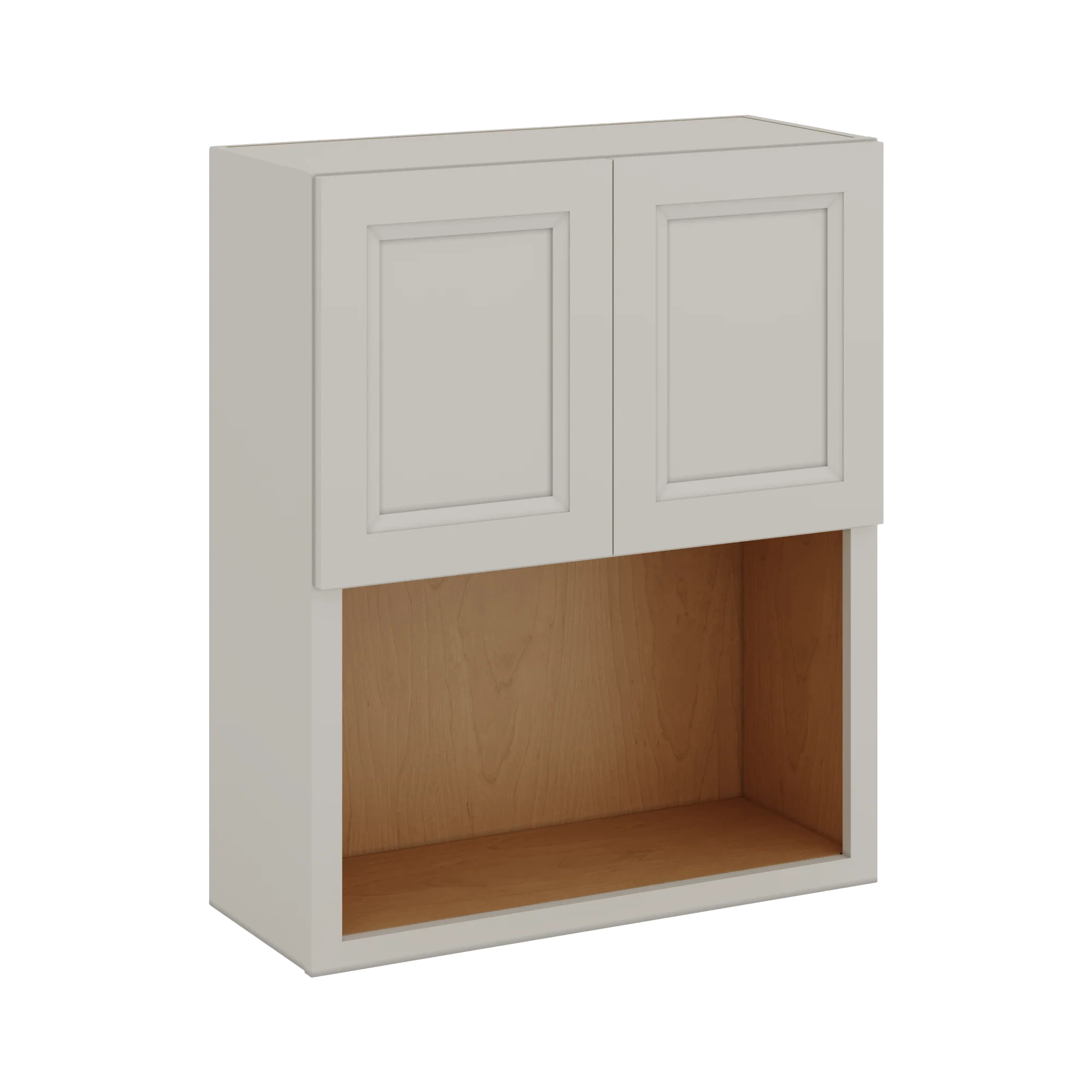 Microwave Shelf Cabinet 27LGDS Laguna Gray Double Shaker Cabinet 27" Wide by 30", 36" & 42" Tall - Image 3