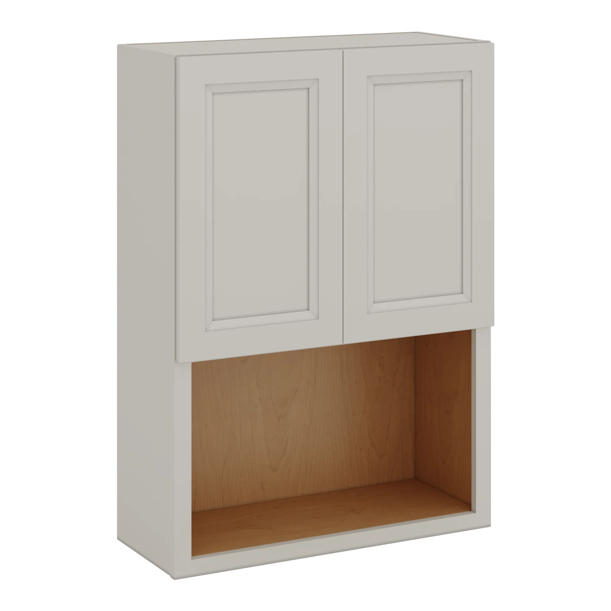 Microwave Shelf Cabinet 27LGDS Laguna Gray Double Shaker Cabinet 27" Wide by 30", 36" & 42" Tall - Image 5