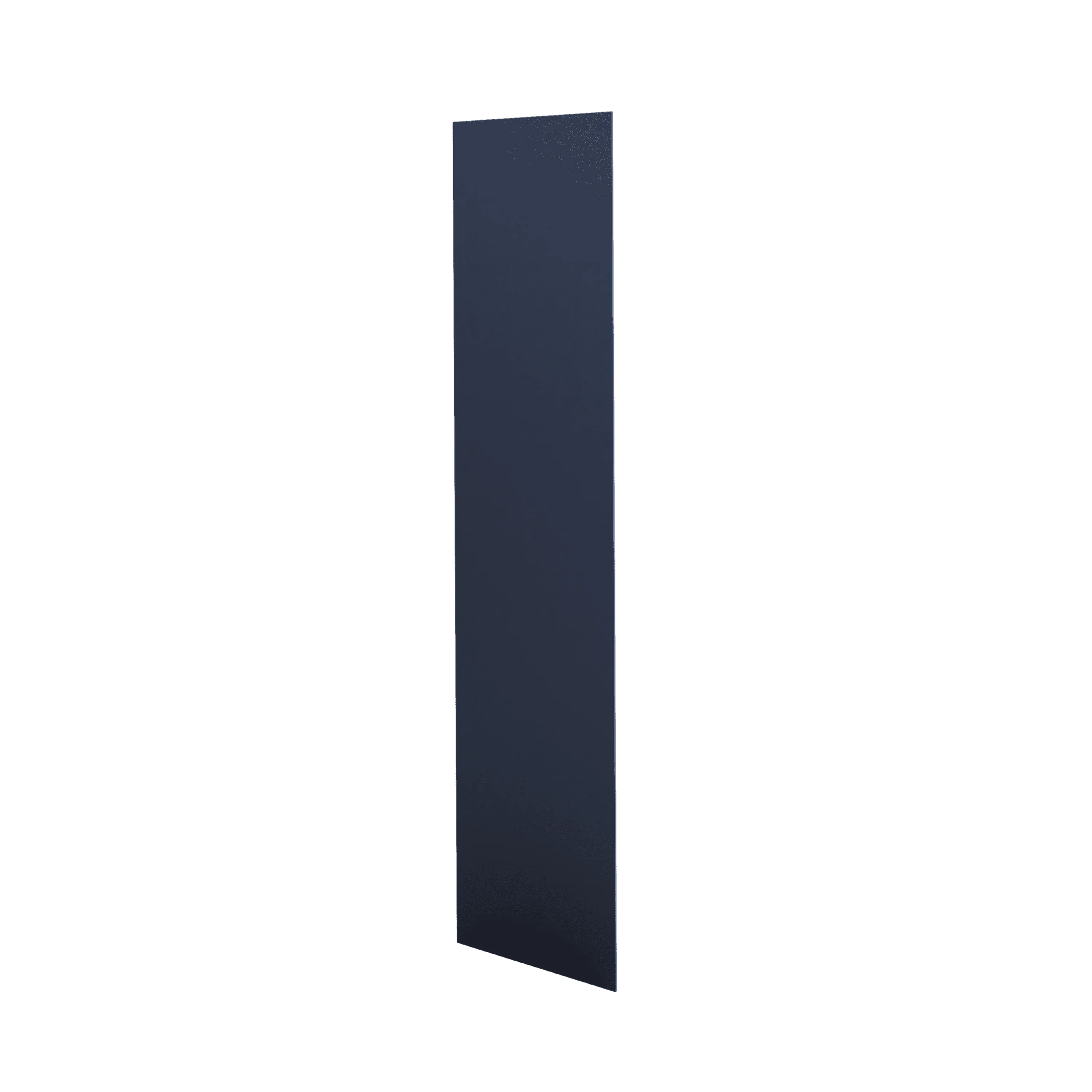 Pantry Skin Panel Cabinet Sides - 24" x 96" x 1/4" NB29 Naval Blue Shaker 1-1/4" Overlay