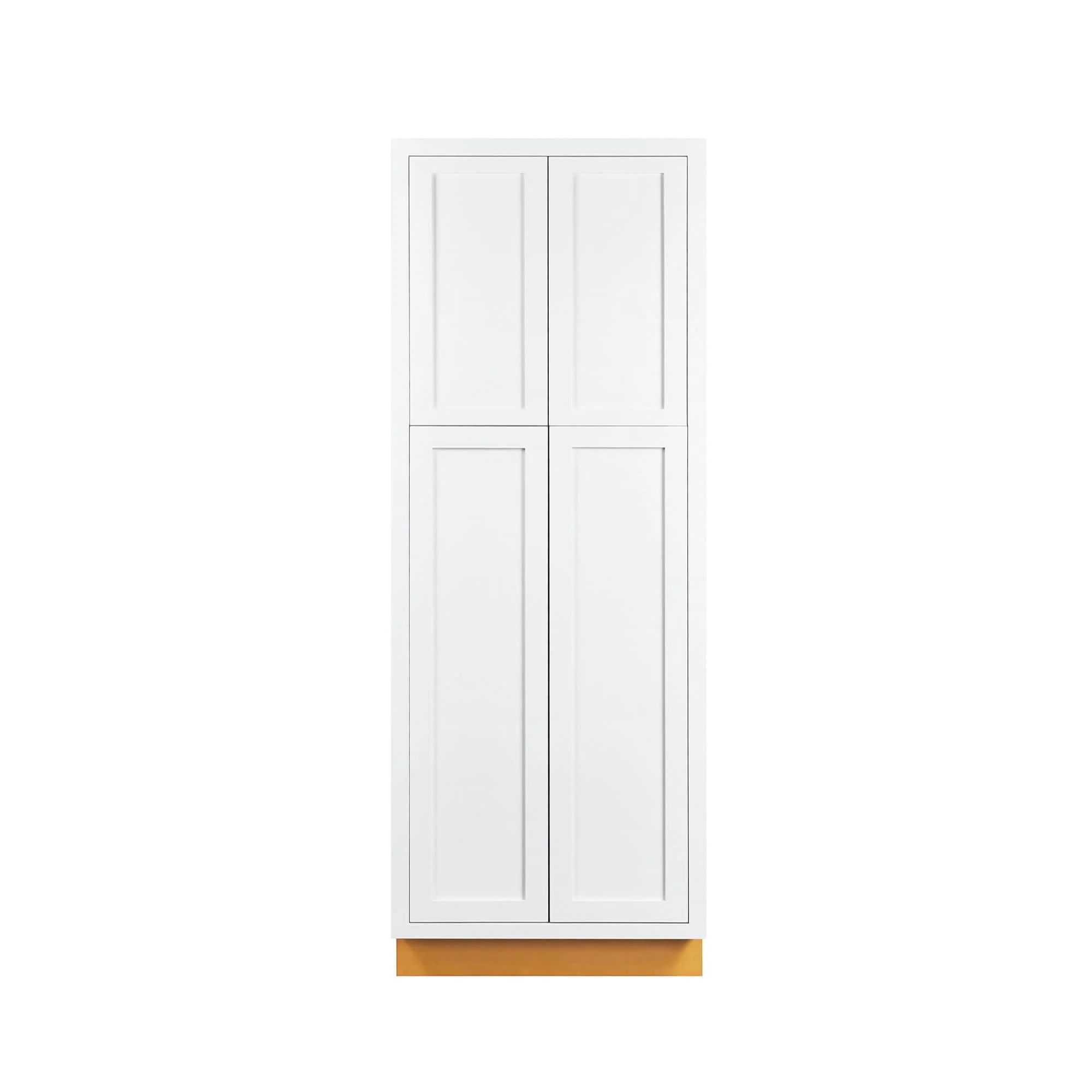Pantry 84" Tall 24", 30" & 36" Wide Snow White Inset Shaker Cabinet - Image 3