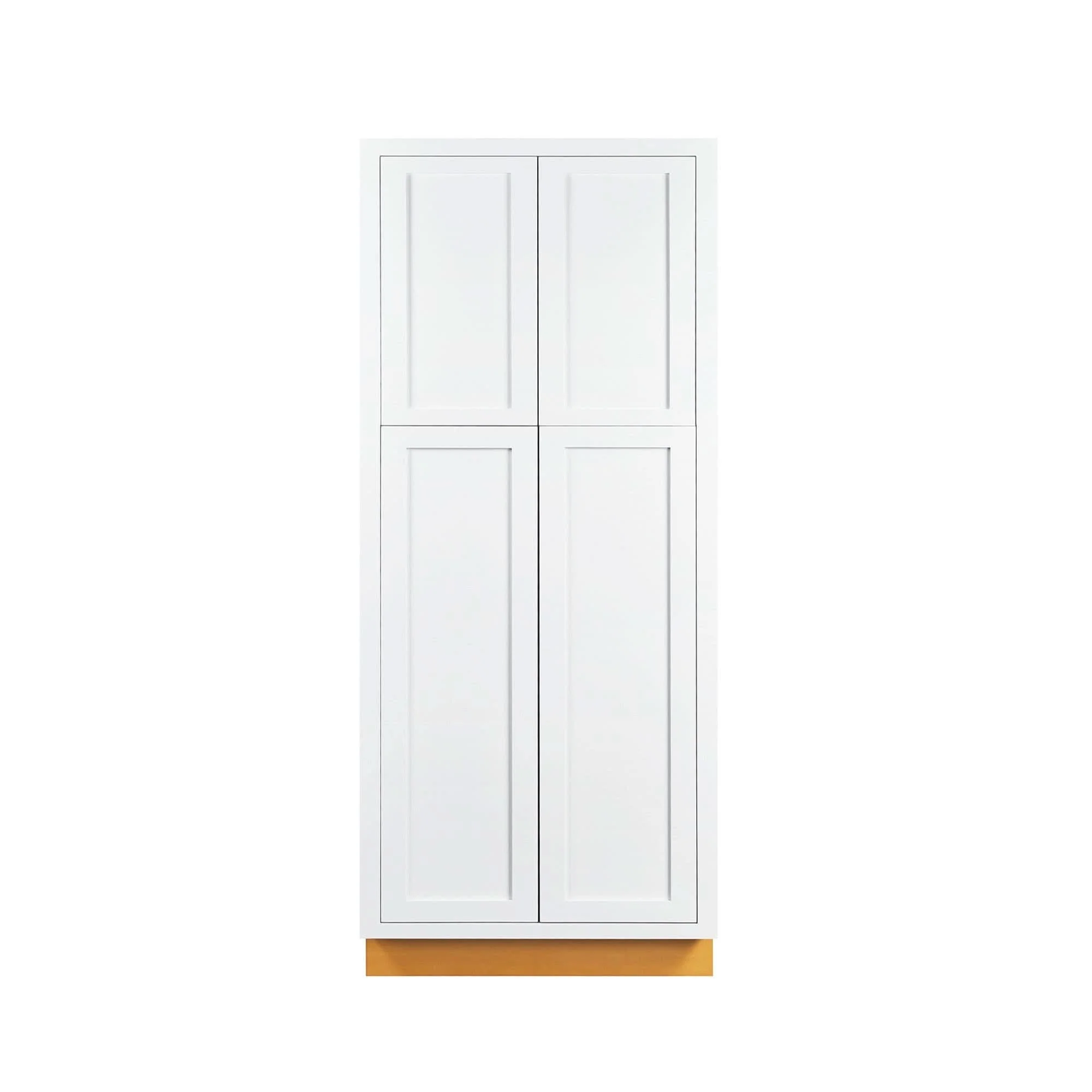 Pantry 84" Tall 24", 30" & 36" Wide Snow White Inset Shaker Cabinet - Image 4