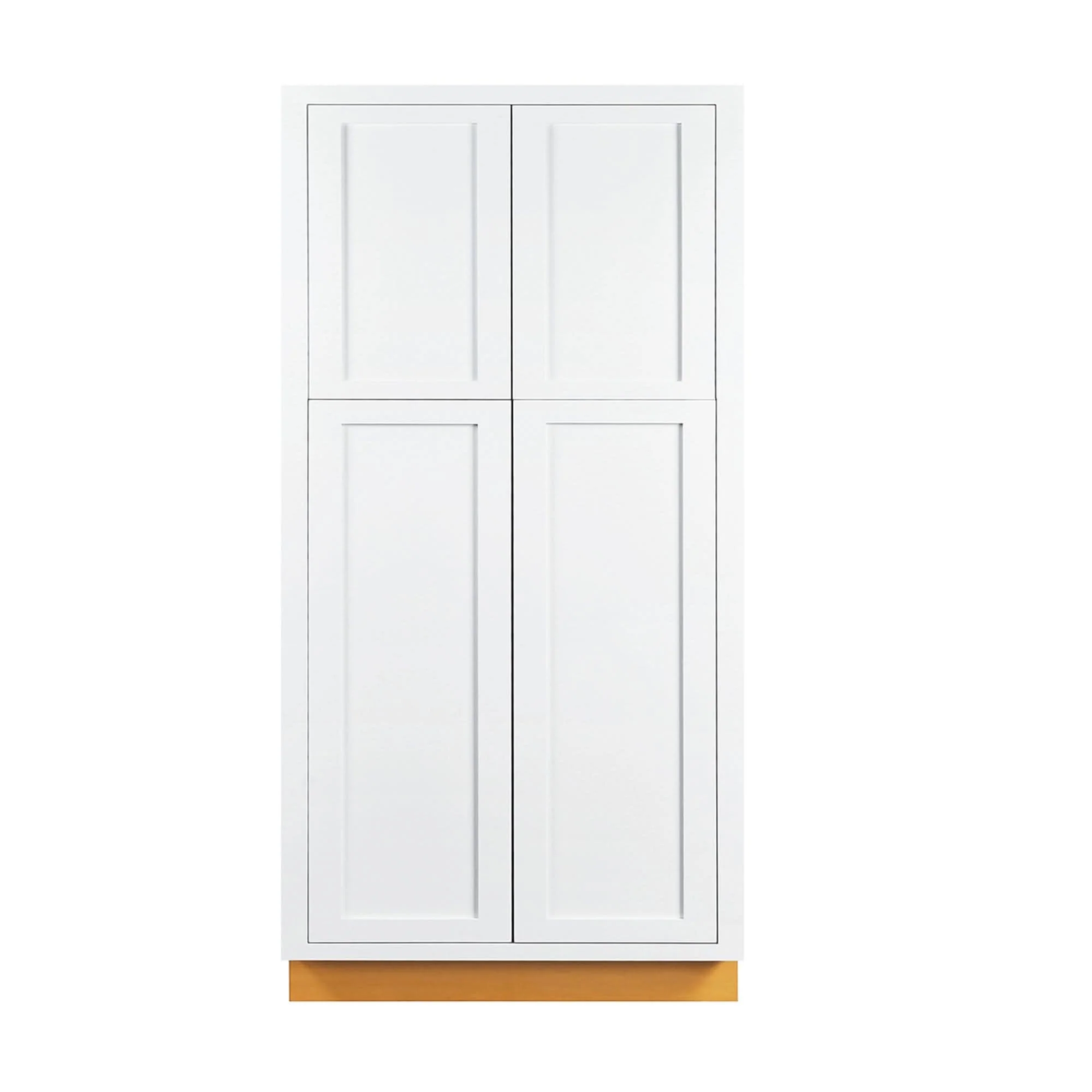 Pantry 84" Tall 24", 30" & 36" Wide Snow White Inset Shaker Cabinet - Image 5