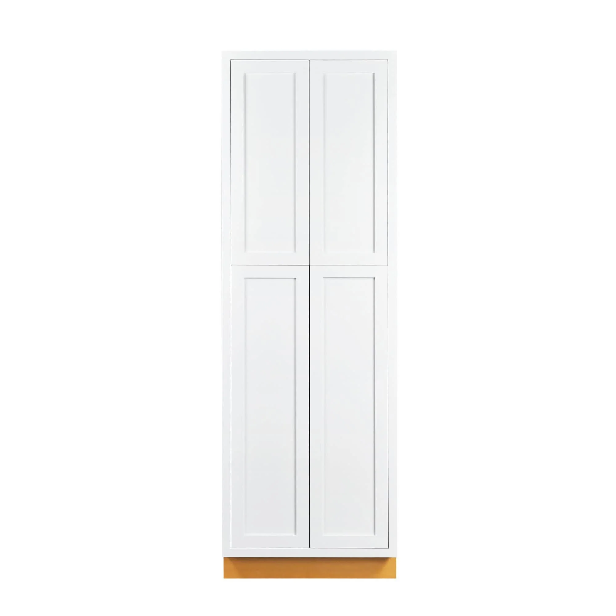 Pantry 93" Tall 24", 30" & 36" Wide Snow White Inset Shaker Cabinet - Image 3