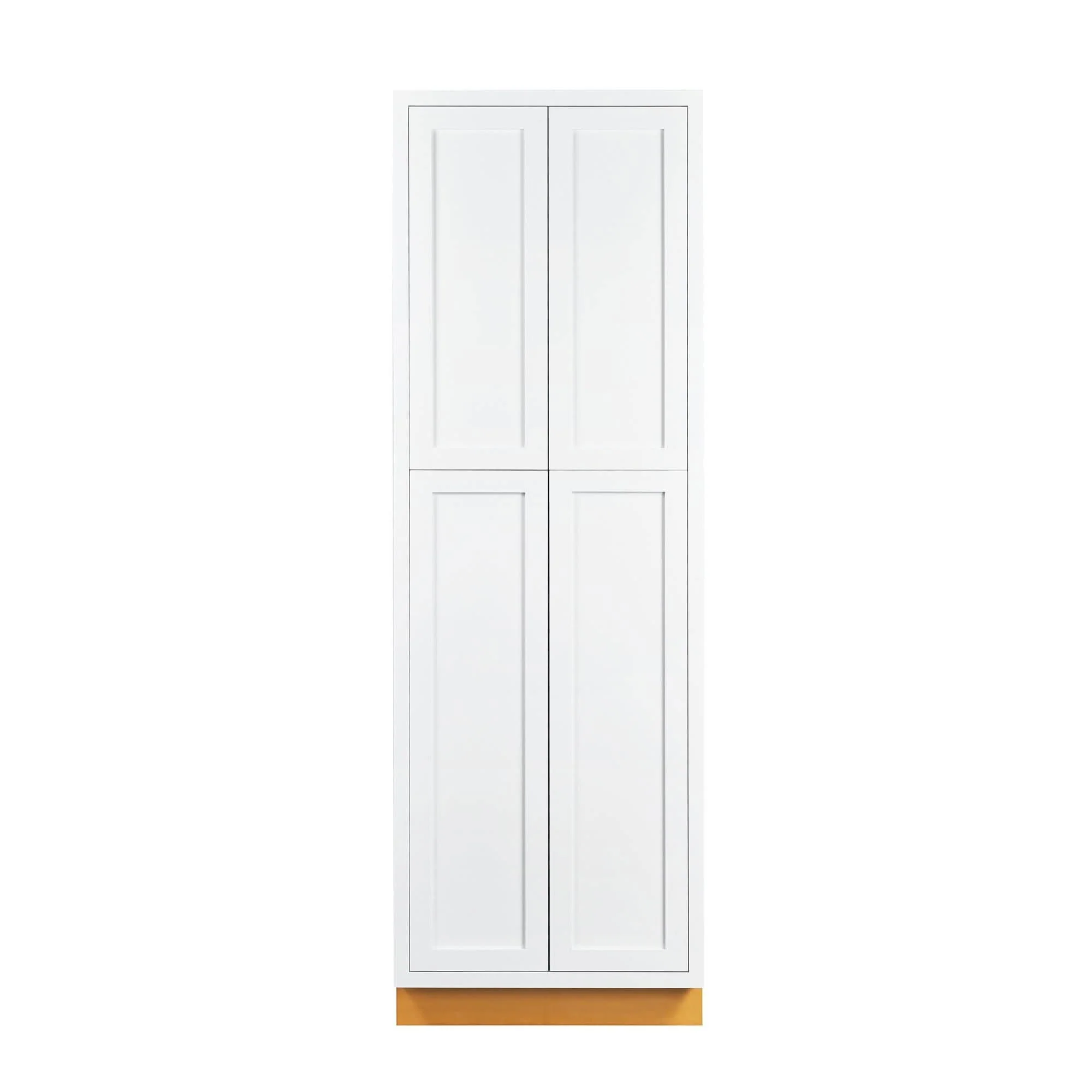 Pantry 93" Tall 24", 30" & 36" Wide Snow White Inset Shaker Cabinet - Image 4