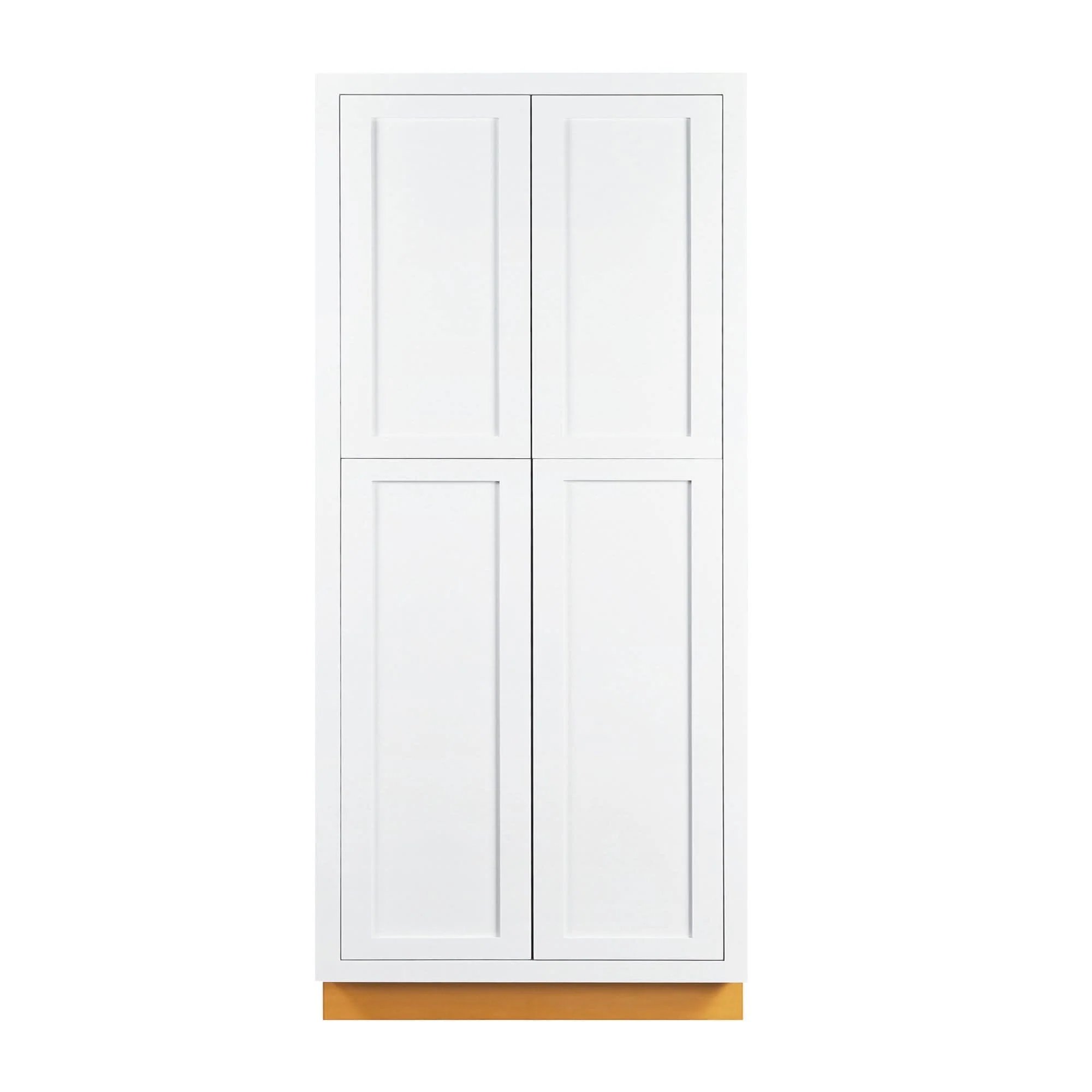 Pantry 93" Tall 24", 30" & 36" Wide Snow White Inset Shaker Cabinet - Image 5