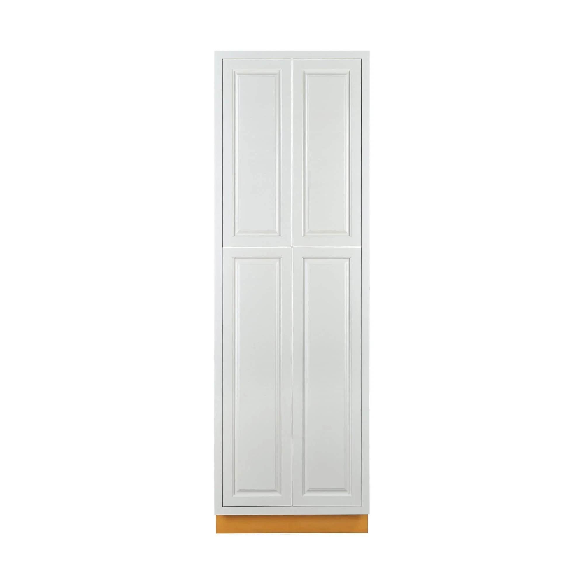 Pantry Vintage White Inset Raised Panel Cabinet 93" Tall 24', 30" & 36" Wide