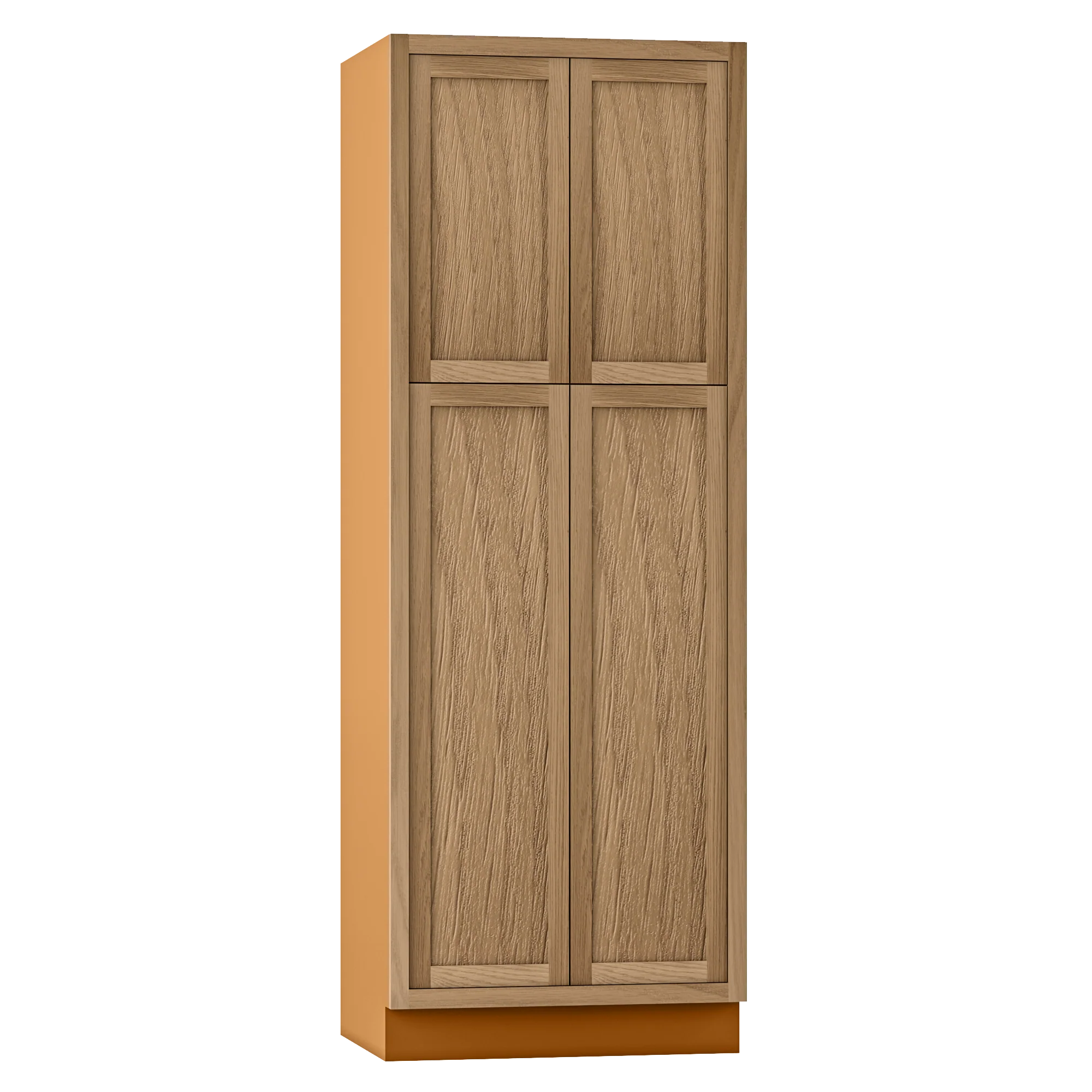 Pantry White Oak Inset Shaker Cabinet 84" Tall 18", 21", 24", 27", 30", 33" & 36" Wide - Image 3