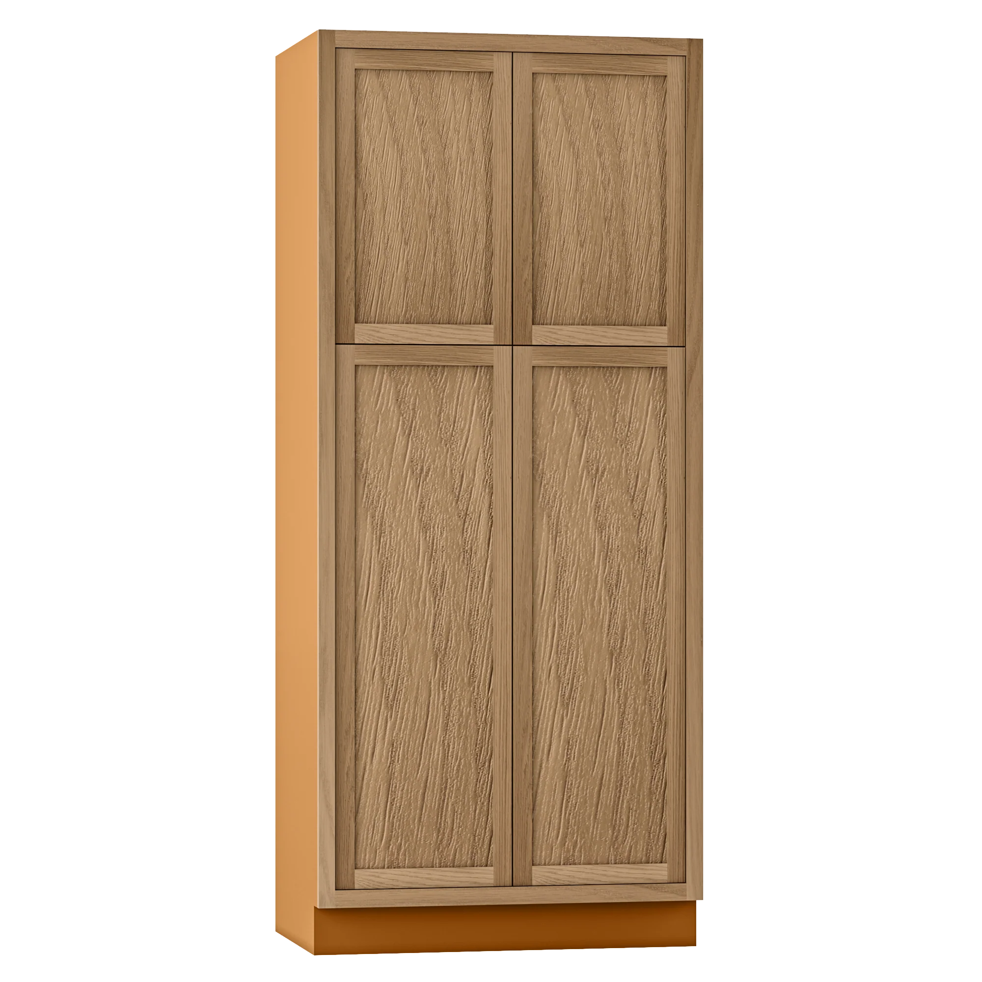 Pantry White Oak Inset Shaker Cabinet 84" Tall 18", 21", 24", 27", 30", 33" & 36" Wide - Image 5