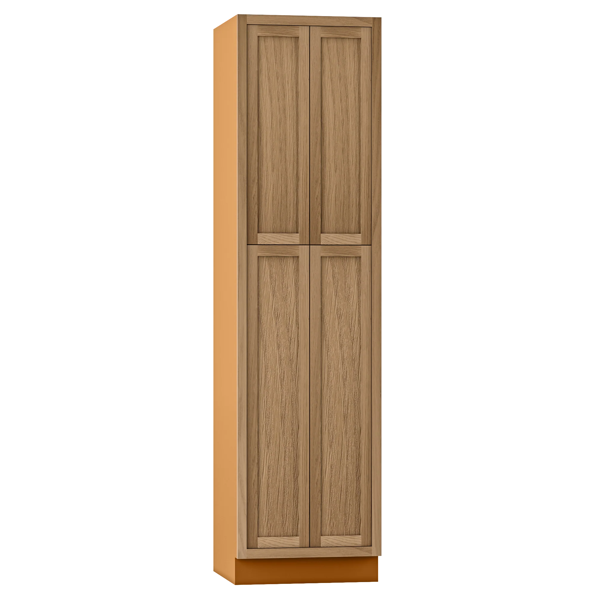 Pantry White Oak Inset Shaker Cabinet 93" Tall 18", 21", 24", 27", 30", 33" & 36" Wide - Image 3