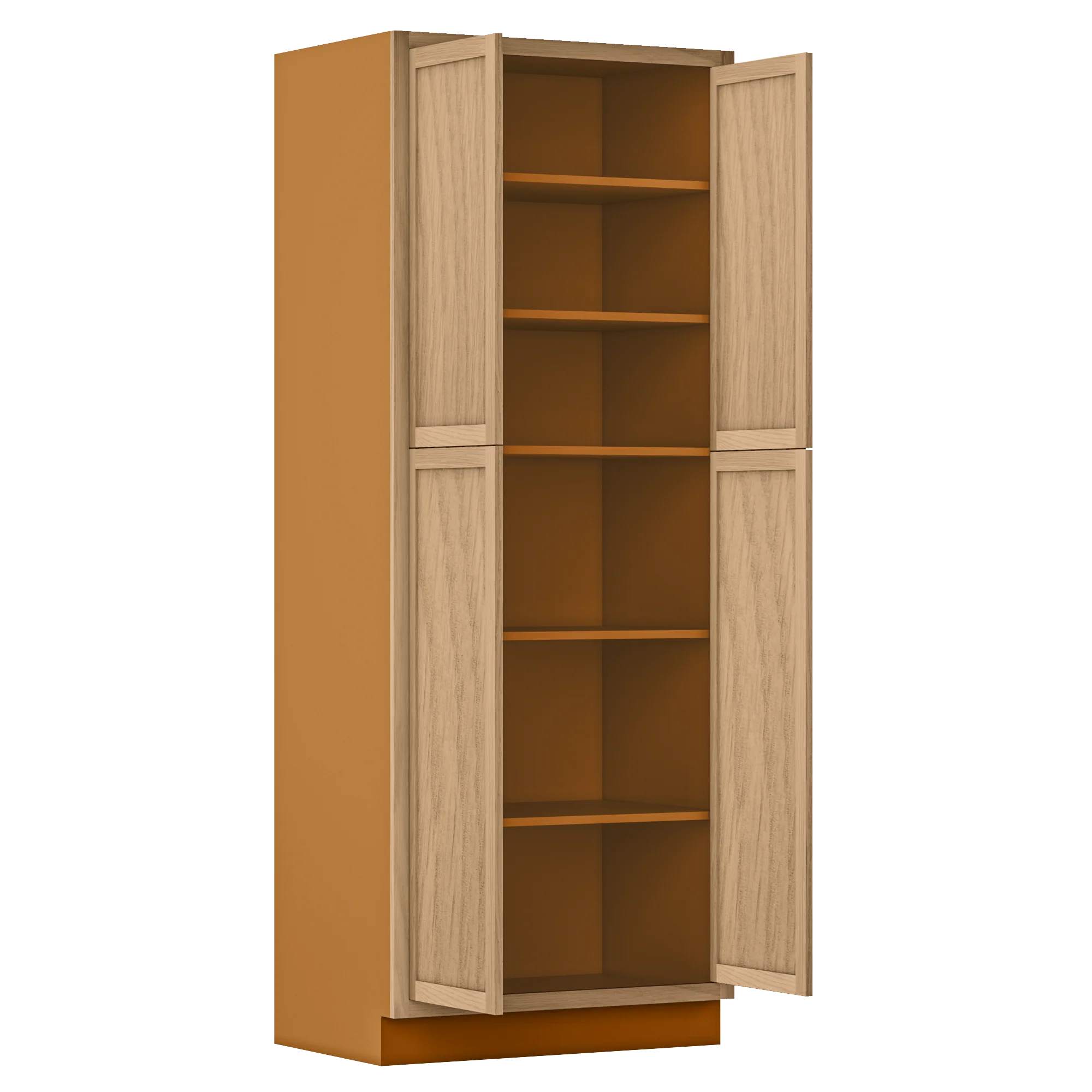 Pantry White Oak Inset Shaker Cabinet 93" Tall 18", 21", 24", 27", 30", 33" & 36" Wide - Image 8