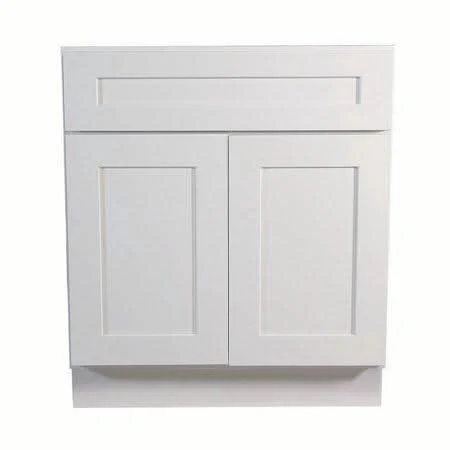 Sink Base 30", 33", 36" & 42" Honcraft White Shaker 1-1/4" Overlay - Image 7