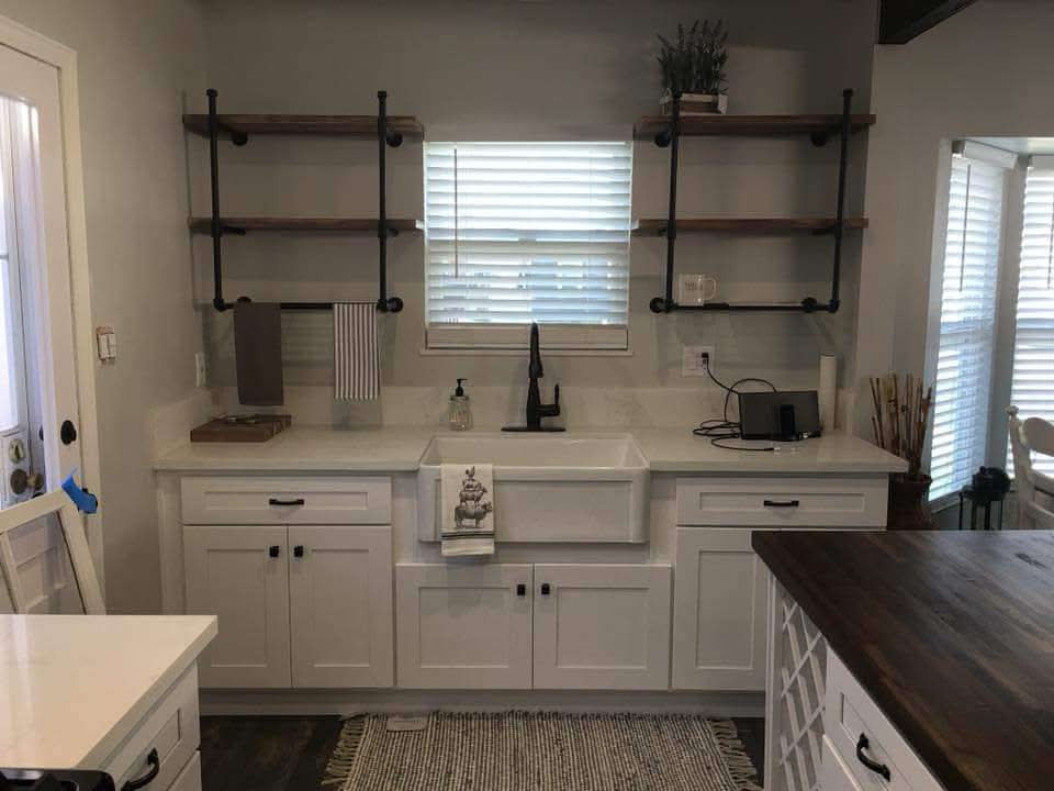 Sink Base 30", 33", 36" & 42" Honcraft White Shaker 1-1/4" Overlay - Image 9