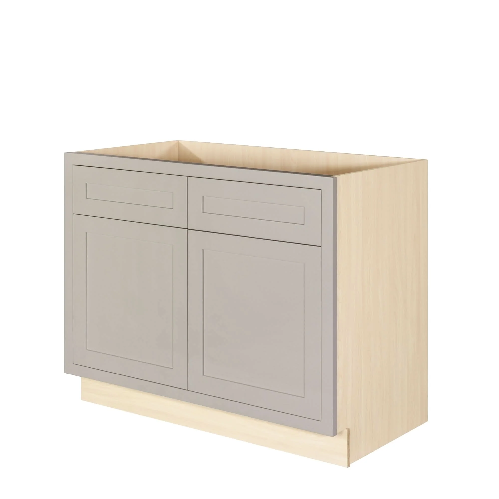 Sink Base Tuscan Gray Inset Shaker Cabinets 33", 36", 42" - Image 10