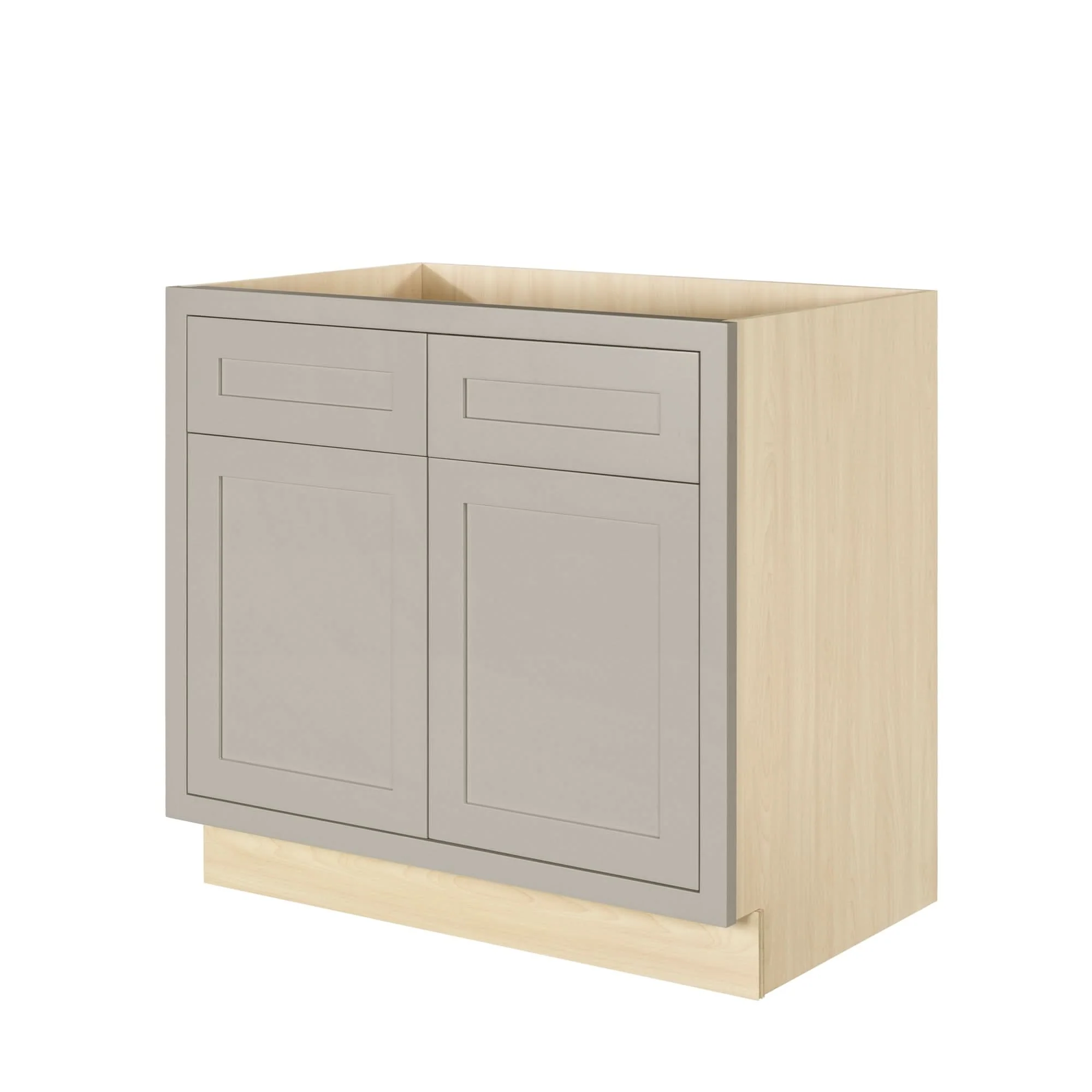 Sink Base Tuscan Gray Inset Shaker Cabinets 33", 36", 42" - Image 6