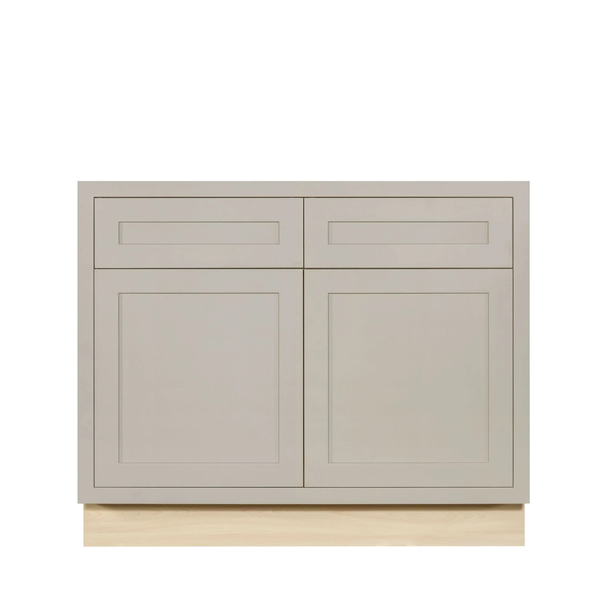 Sink Base Tuscan Gray Inset Shaker Cabinets 33", 36", 42" - Image 9