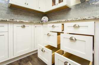 Base Cabinet - Single Door & Drawer 9", 12", 15", 18" & 21" Snow White Inset Shaker - Image 15
