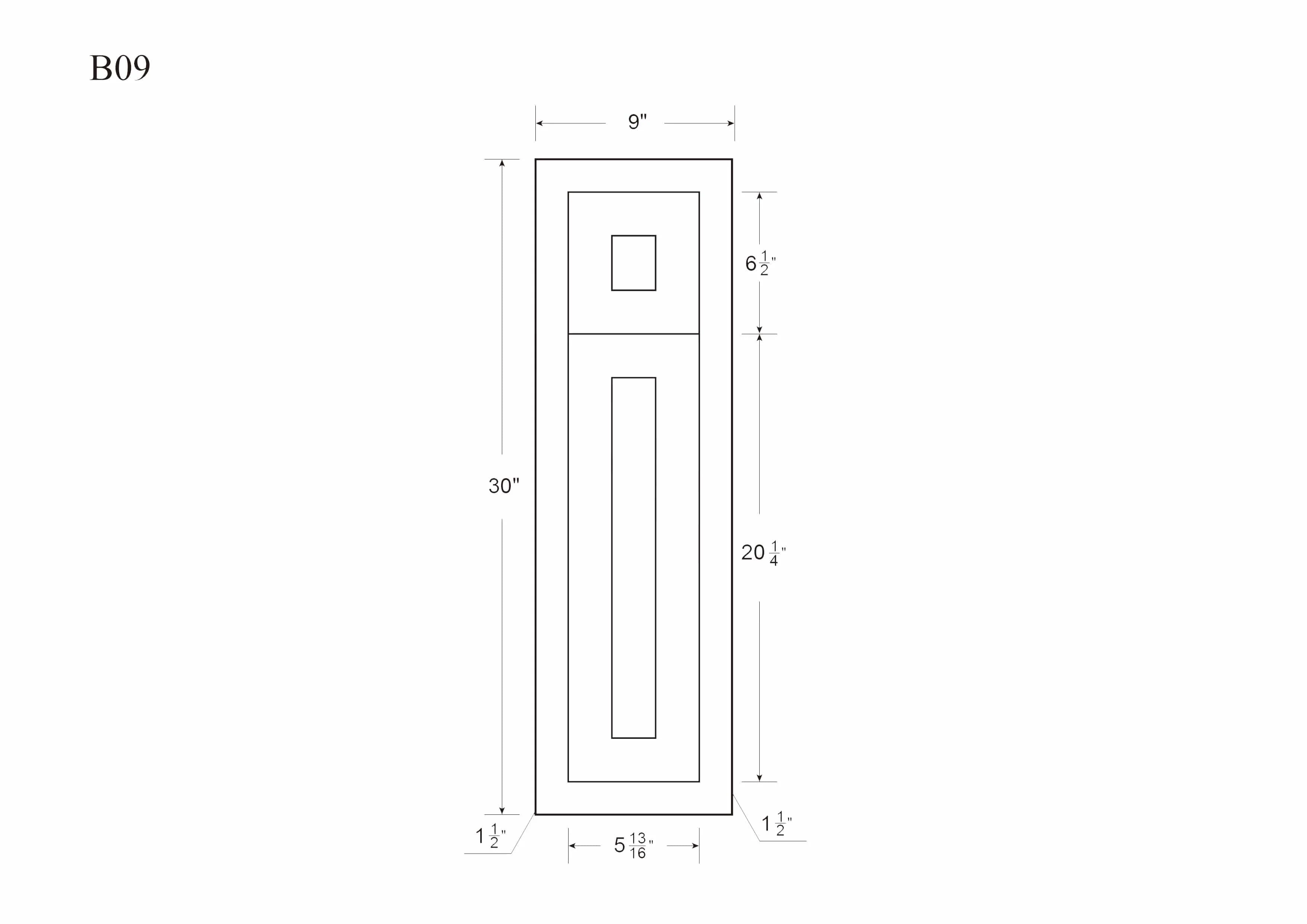 Base Cabinet - Single Door & Drawer 9", 12", 15", 18" & 21" Snow White Inset Shaker - Image 3