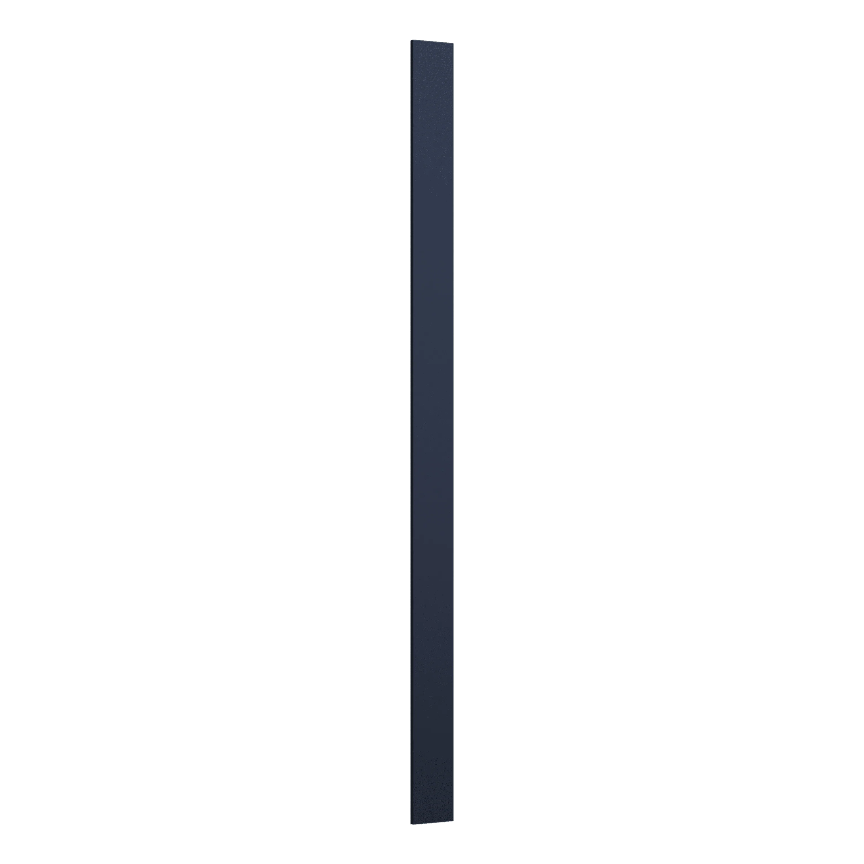 Tall Cabinet Filler Trim Pieces 3" & 6" x 96" Tall Filler NB29 Naval Blue Shaker 1-1/4" Overlay - Image 2