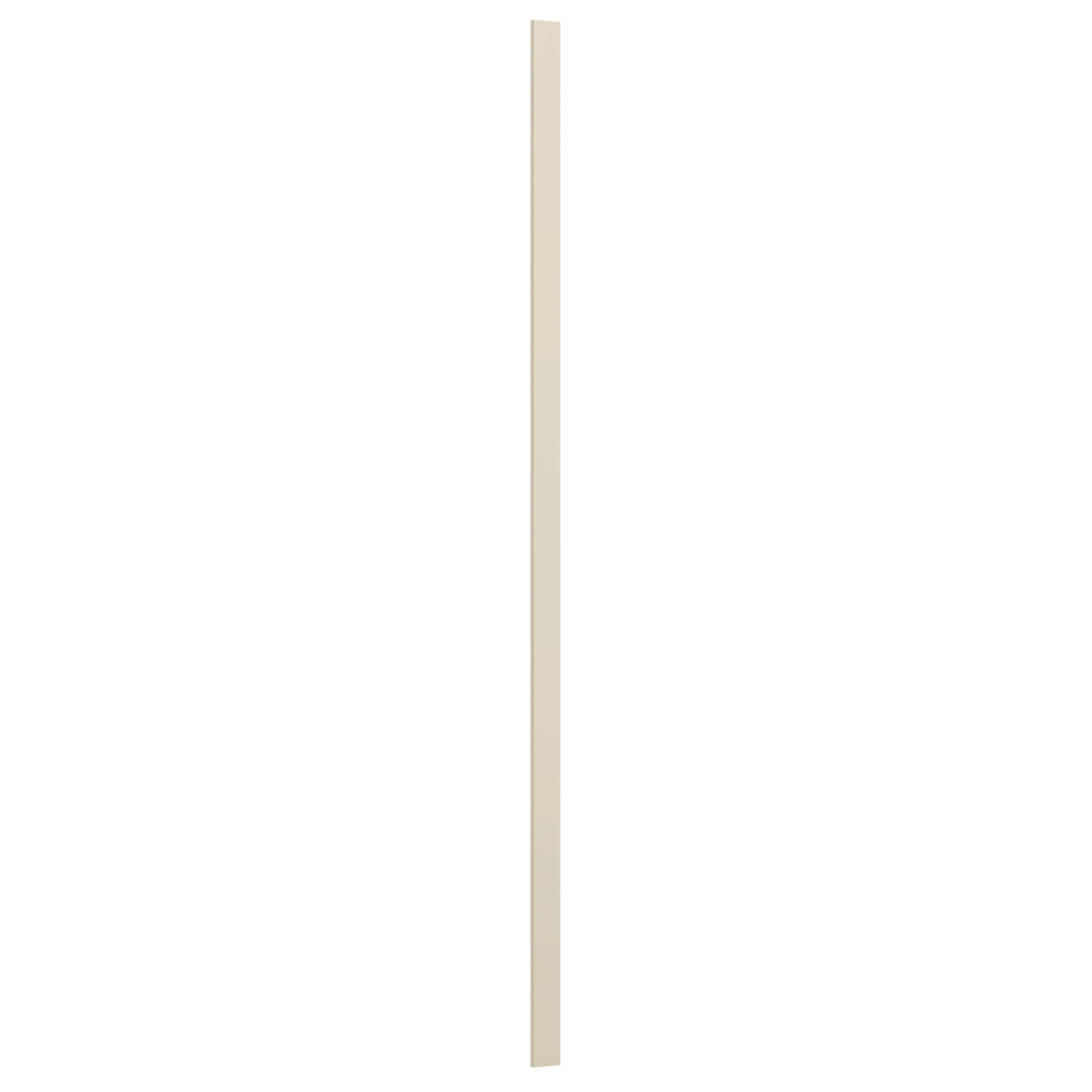 Trim Pieces 3" & 6" x 42" & 96" Tall Cabinet Filler Filler Manhattan Cream Shaker 1-1/4" Overlay