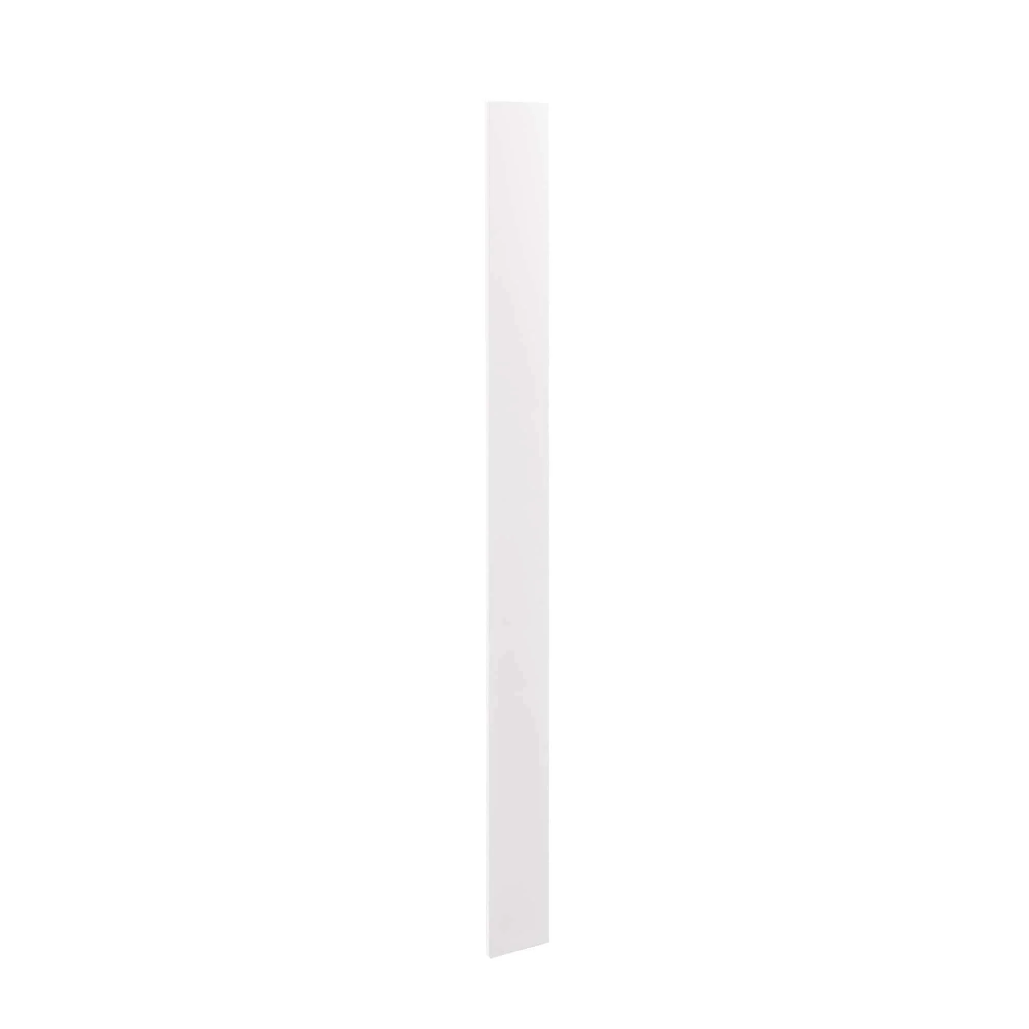 Tall Cabinet Filler Trim Pieces 3" & 6" x 96" Tall Filler ICE White Shaker 1-1/4" Overlay CWS/CWB
