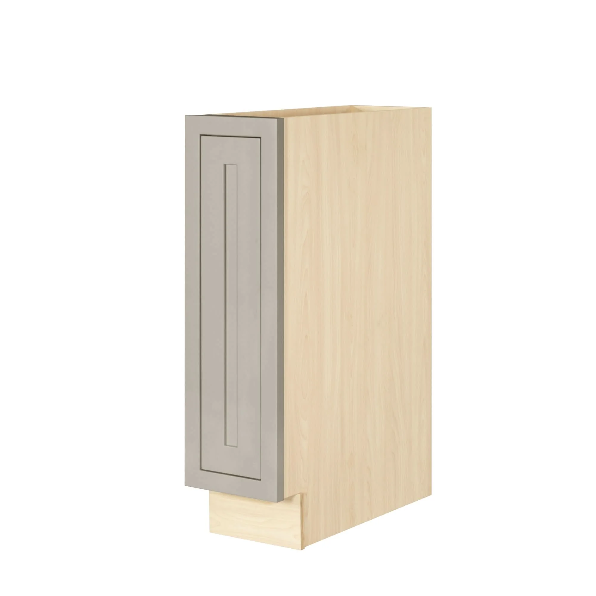 Tuscan Gray Inset Shaker Spice Rack Pullout Base Cabinet 9" & 12" - Image 3