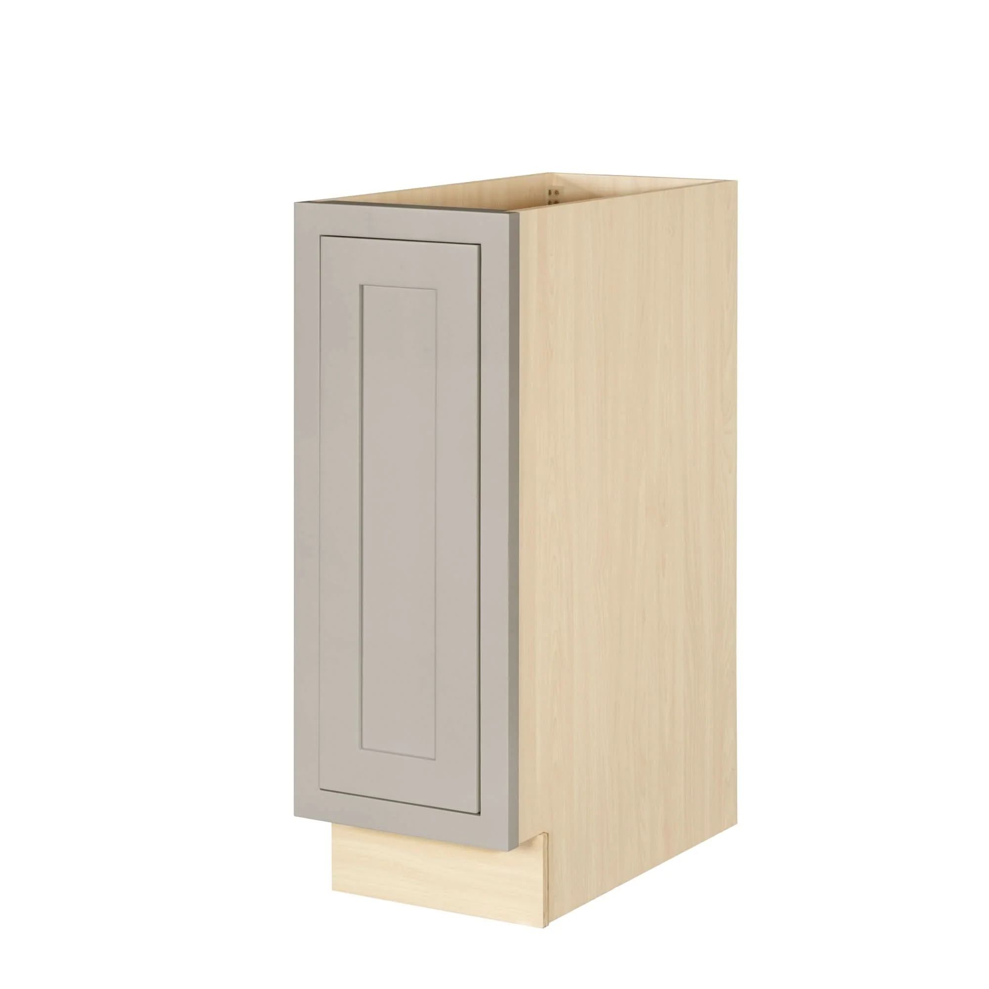 Tuscan Gray Inset Shaker Spice Rack Pullout Base Cabinet 9" & 12" - Image 7