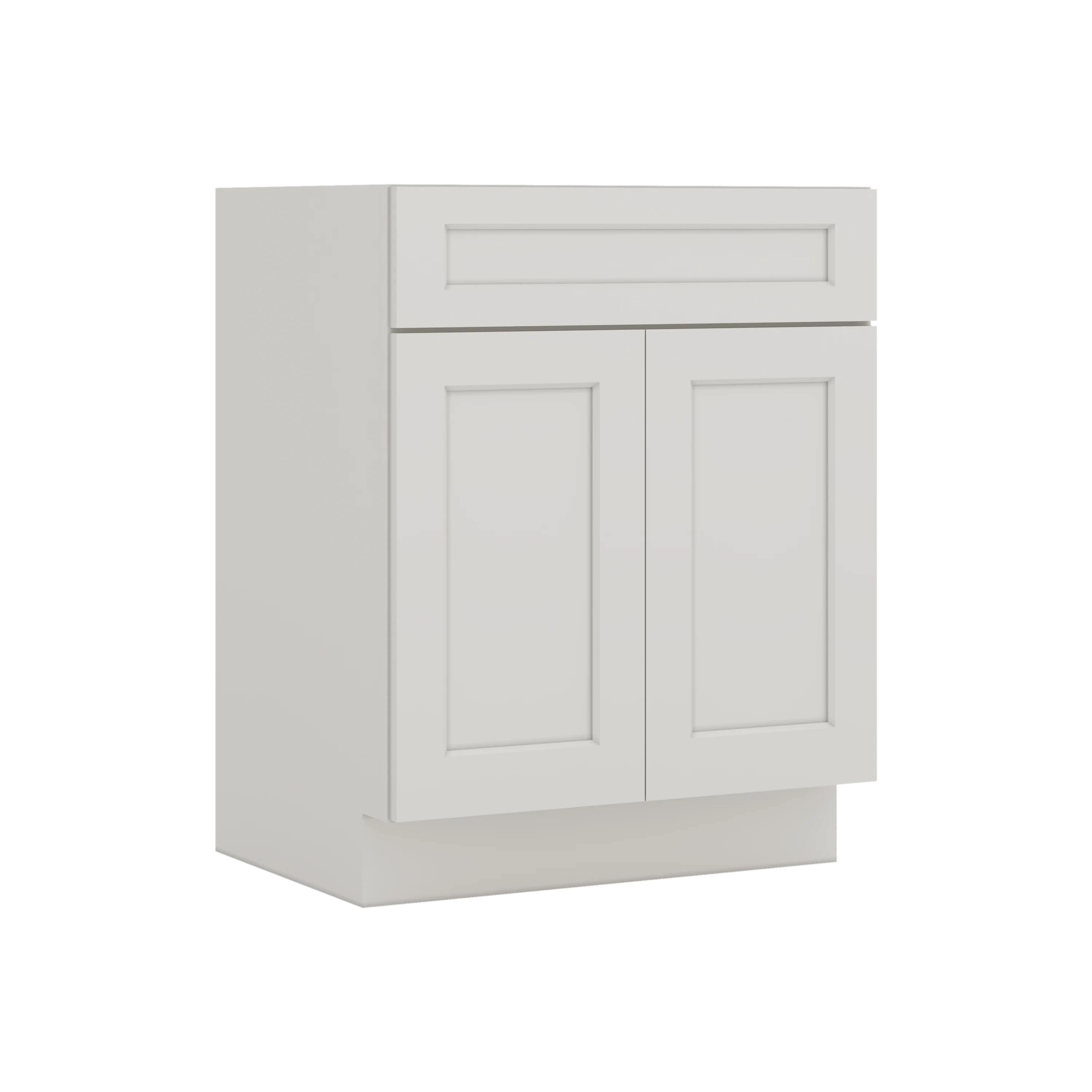 Vanity ICE White Shaker 1-1/4" Overlay CWS/CWB - Image 4