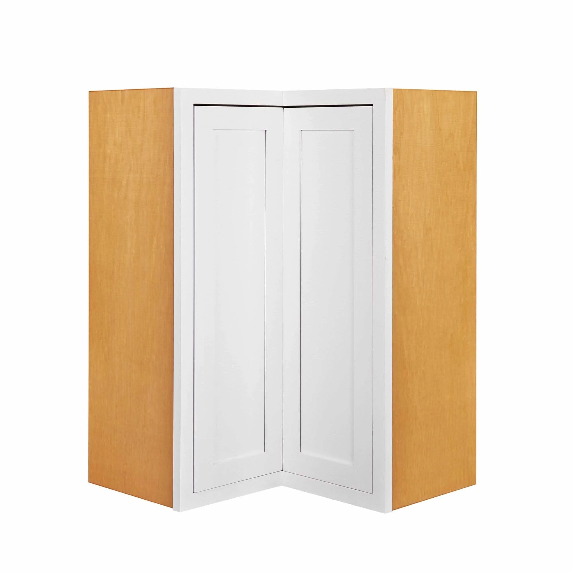 Wall Angle Corner Tuscan Gray Shaker Wall Cabinet 27" W x 30" & 39" Tall - Image 7