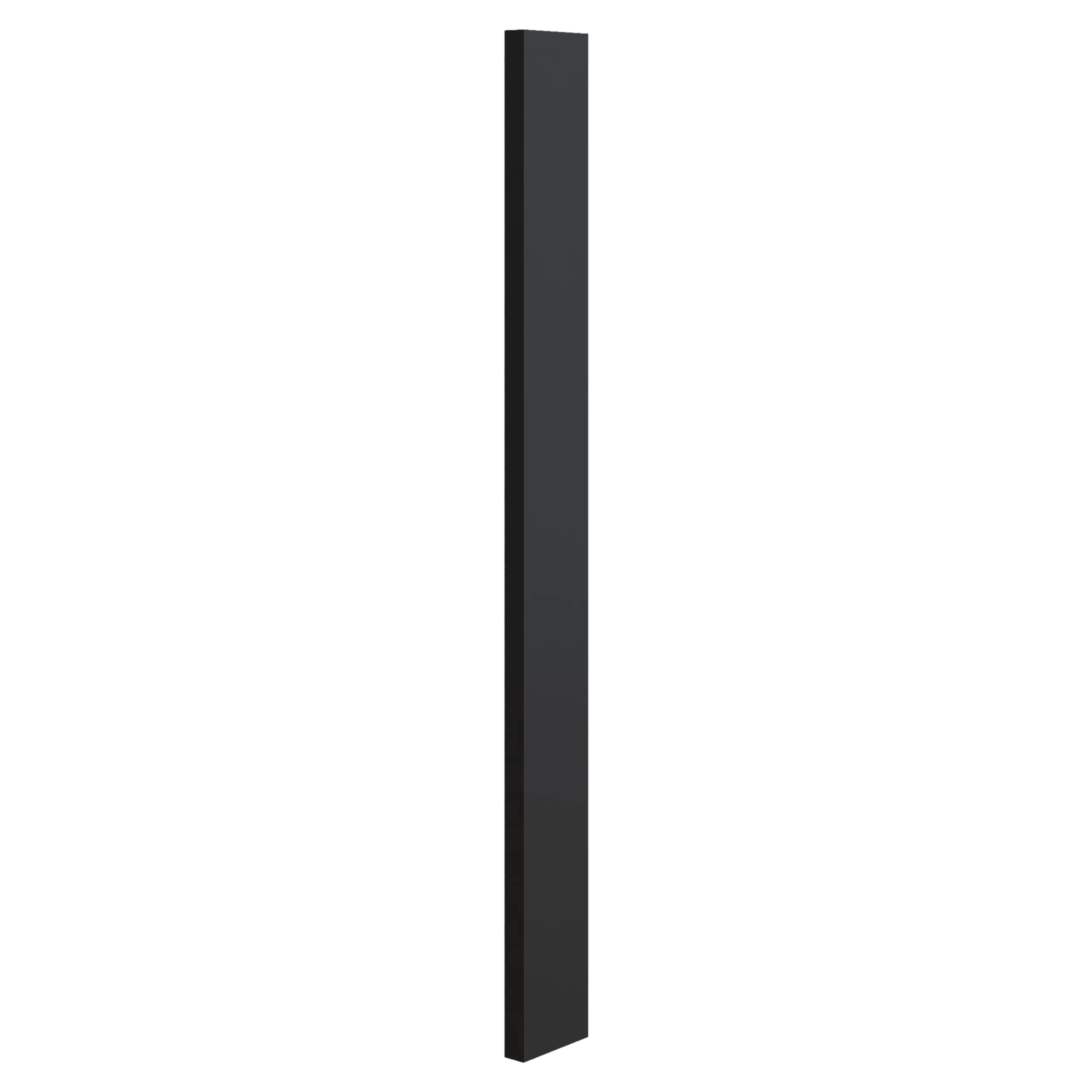 Wall Cabinet Filler Trim Pieces Wall Filler 3" x 30", 36" & 42" 15HNS Hermosa Noir Black Shaker 1-1/4" Overlay