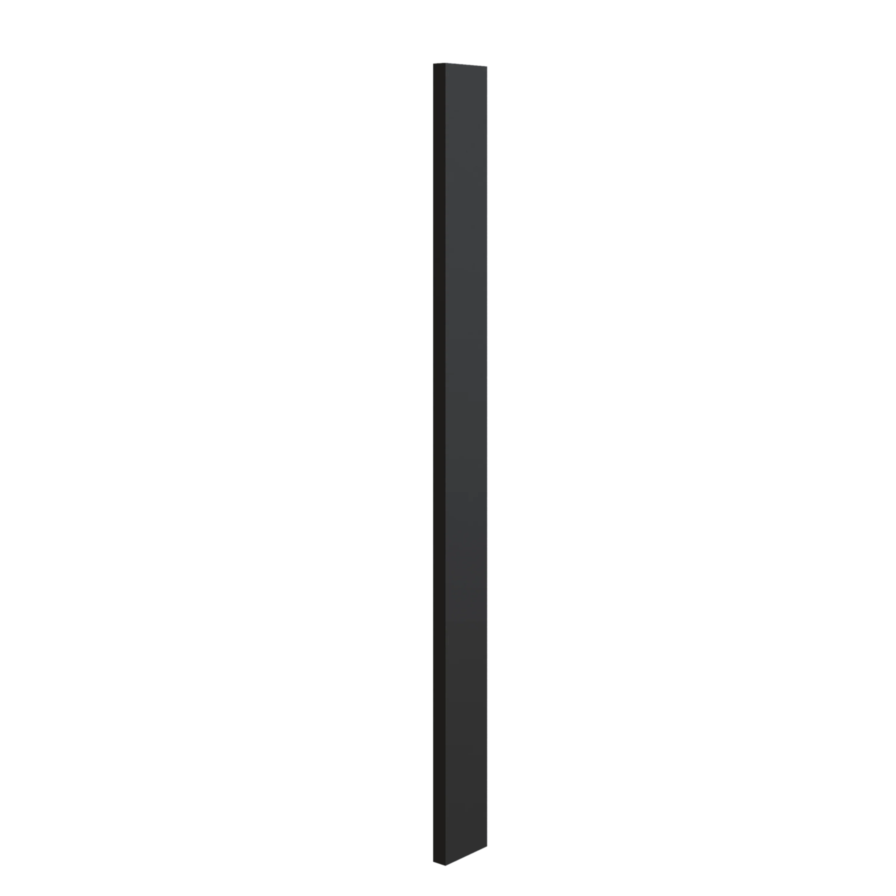 Wall Cabinet Filler Trim Pieces Wall Filler 3" x 30", 36" & 42" 15HNS Hermosa Noir Black Shaker 1-1/4" Overlay - Image 2
