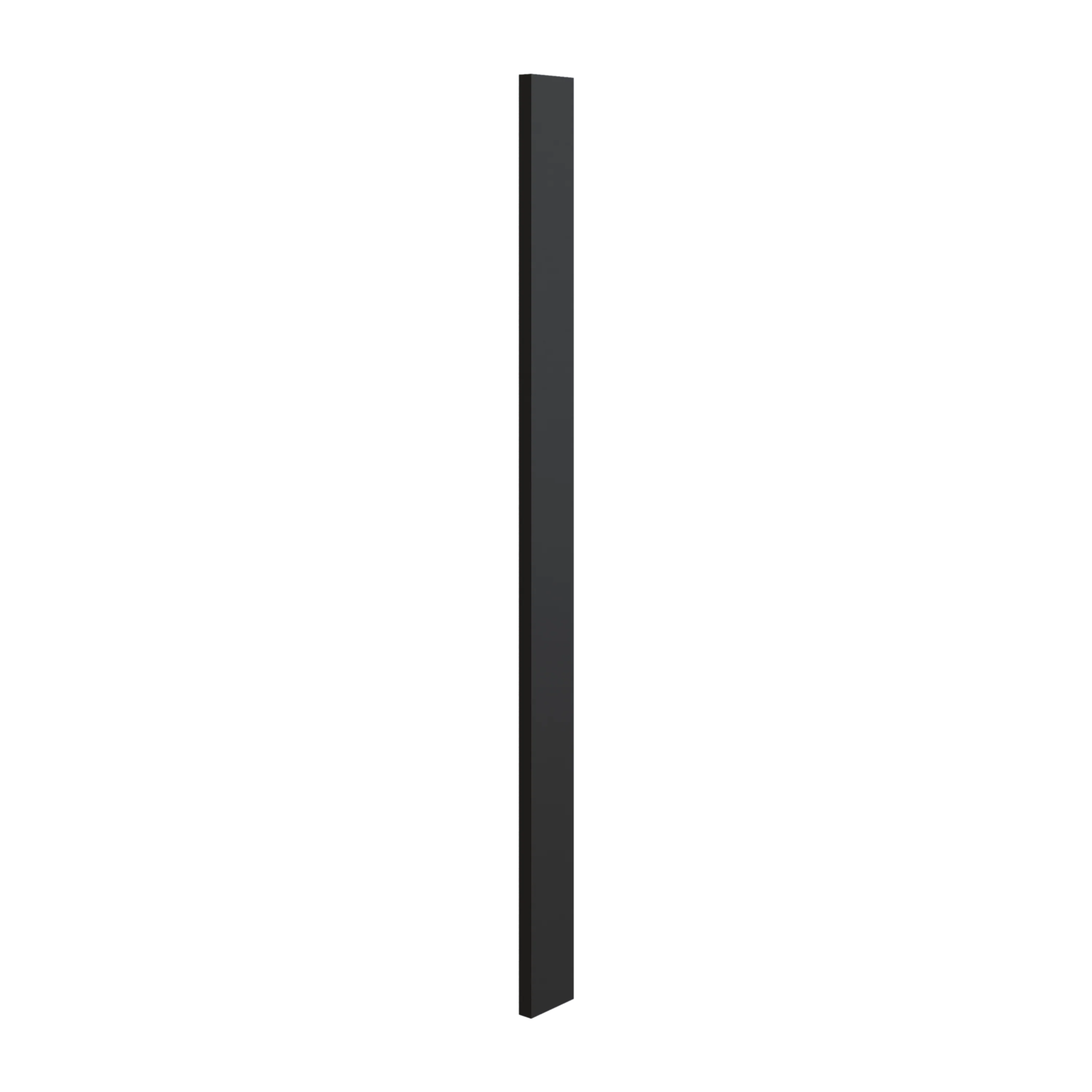 Wall Cabinet Filler Trim Pieces Wall Filler 3" x 30", 36" & 42" 15HNS Hermosa Noir Black Shaker 1-1/4" Overlay - Image 3