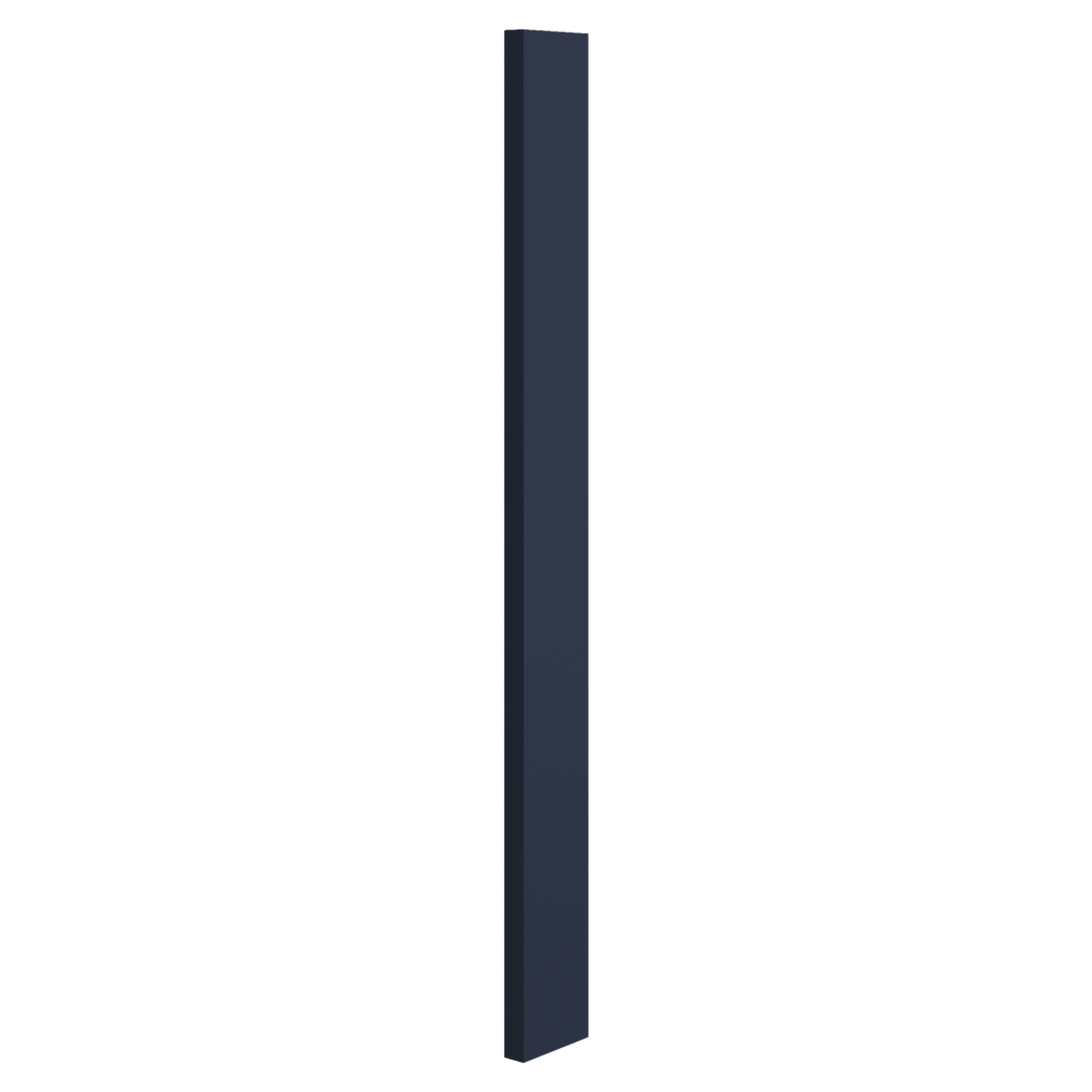 Wall Cabinet Filler Trim Pieces Wall Filler 3" x 30", 36" & 42" NB29 Naval Blue Shaker 1-1/4" Overlay