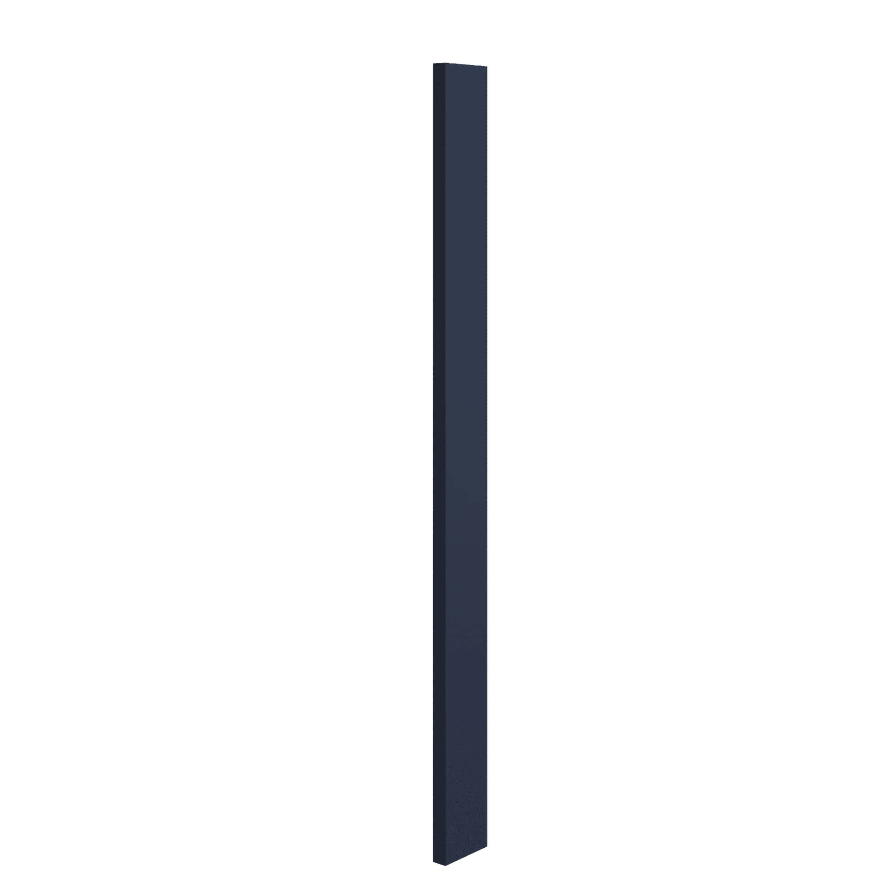 Wall Cabinet Filler Trim Pieces Wall Filler 3" x 30", 36" & 42" NB29 Naval Blue Shaker 1-1/4" Overlay - Image 2