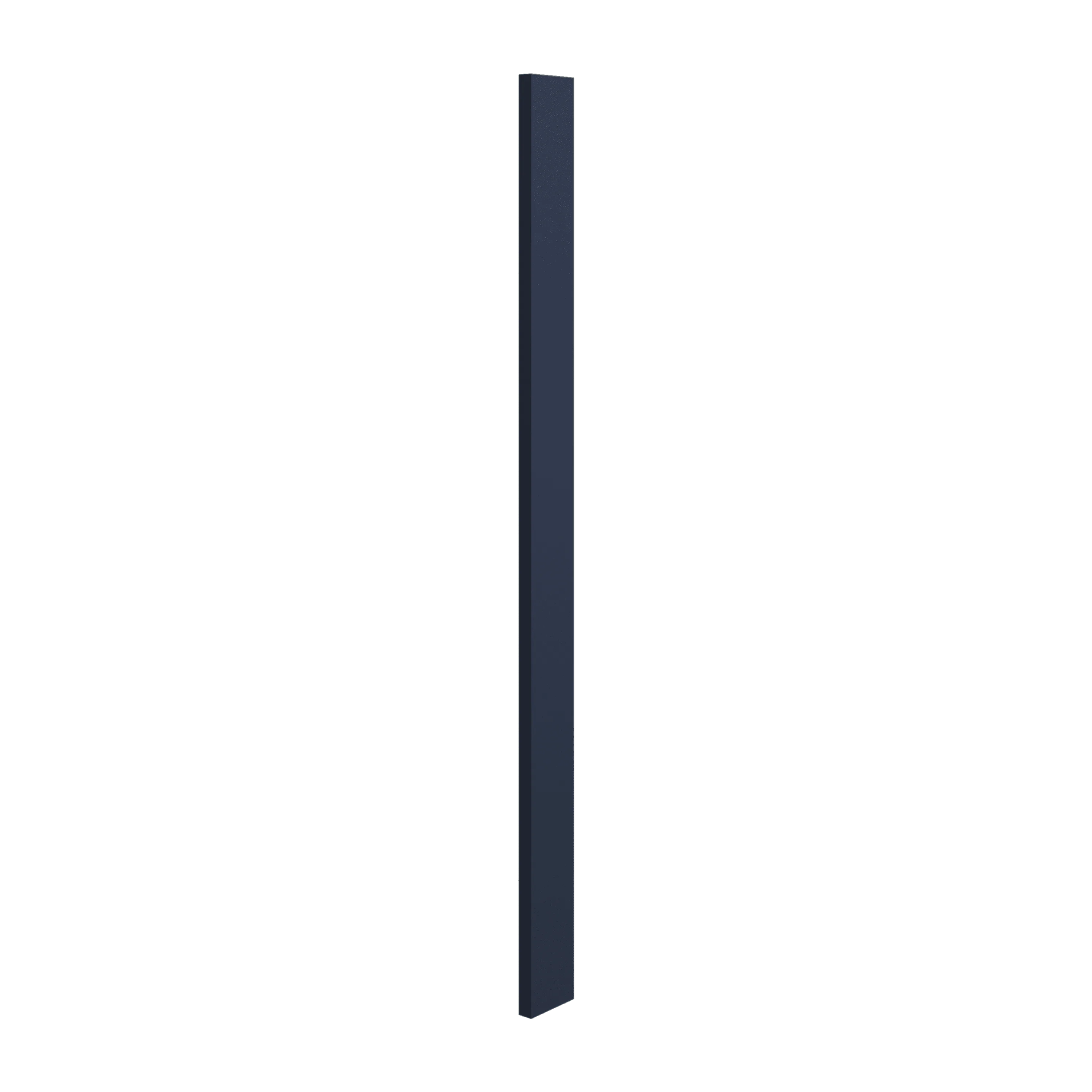 Wall Cabinet Filler Trim Pieces Wall Filler 3" x 30", 36" & 42" NB29 Naval Blue Shaker 1-1/4" Overlay - Image 3