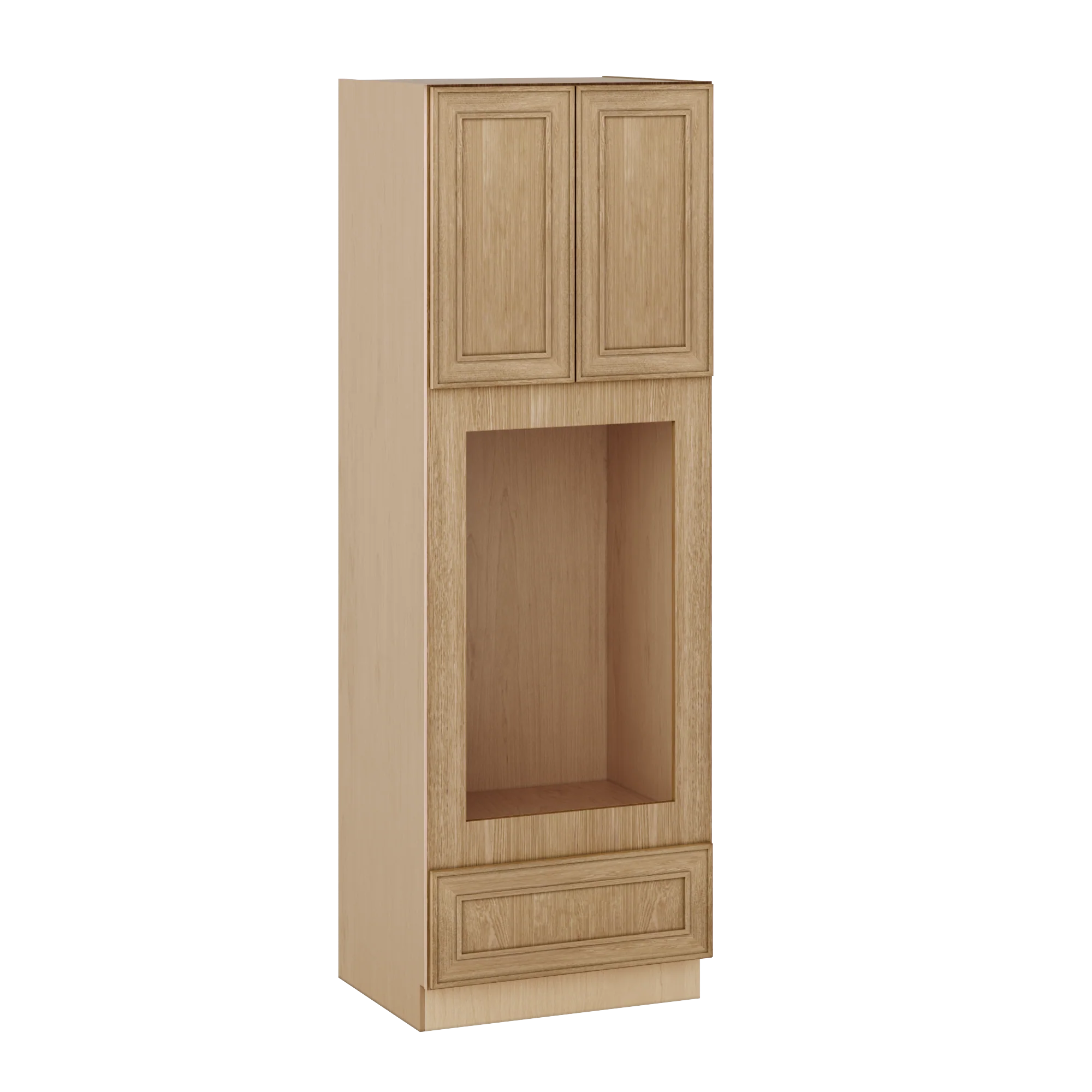 Wall Oven 30" & 33" Wide Elegant Oak Shaker 1-1/4" Overlay Cabinet - Image 3
