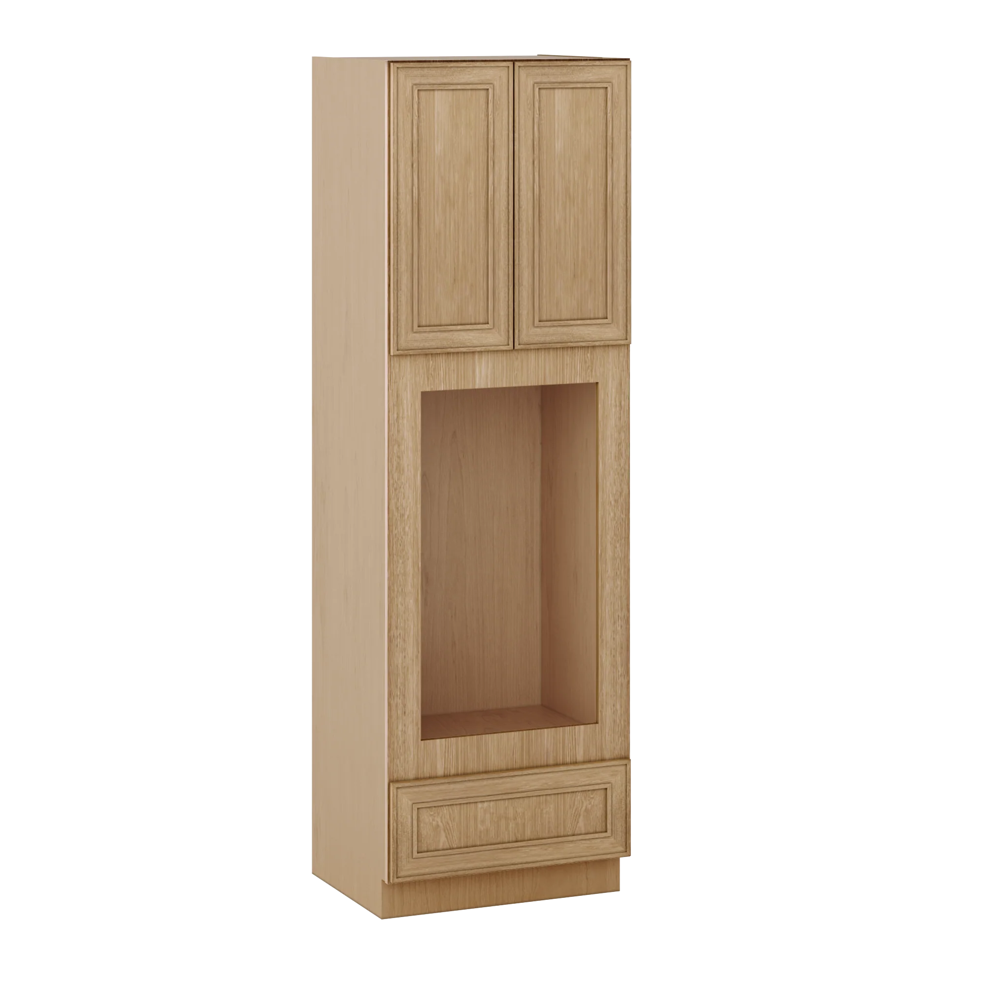 Wall Oven 30" & 33" Wide Elegant Oak Shaker 1-1/4" Overlay Cabinet - Image 5