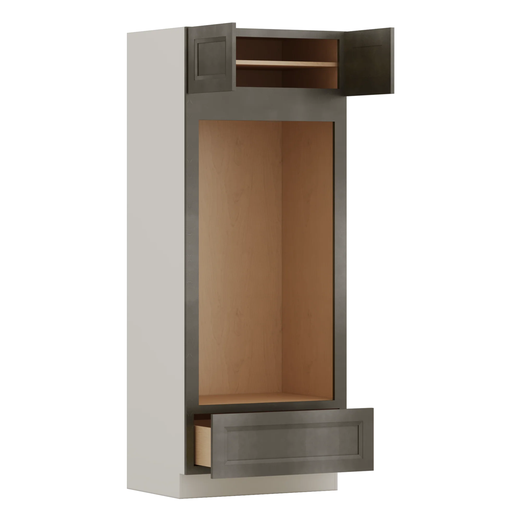Wall Oven Huntington Cinder Double Shaker Cabinet 33" Wide - Image 9