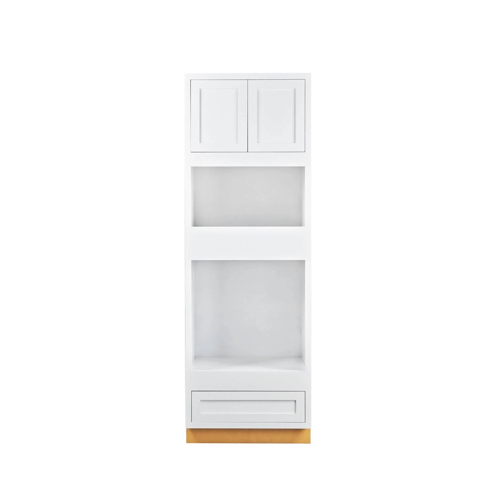 Wall Oven Tuscan Gray Inset Shaker Cabinet 33" Wide - Custom Order Only