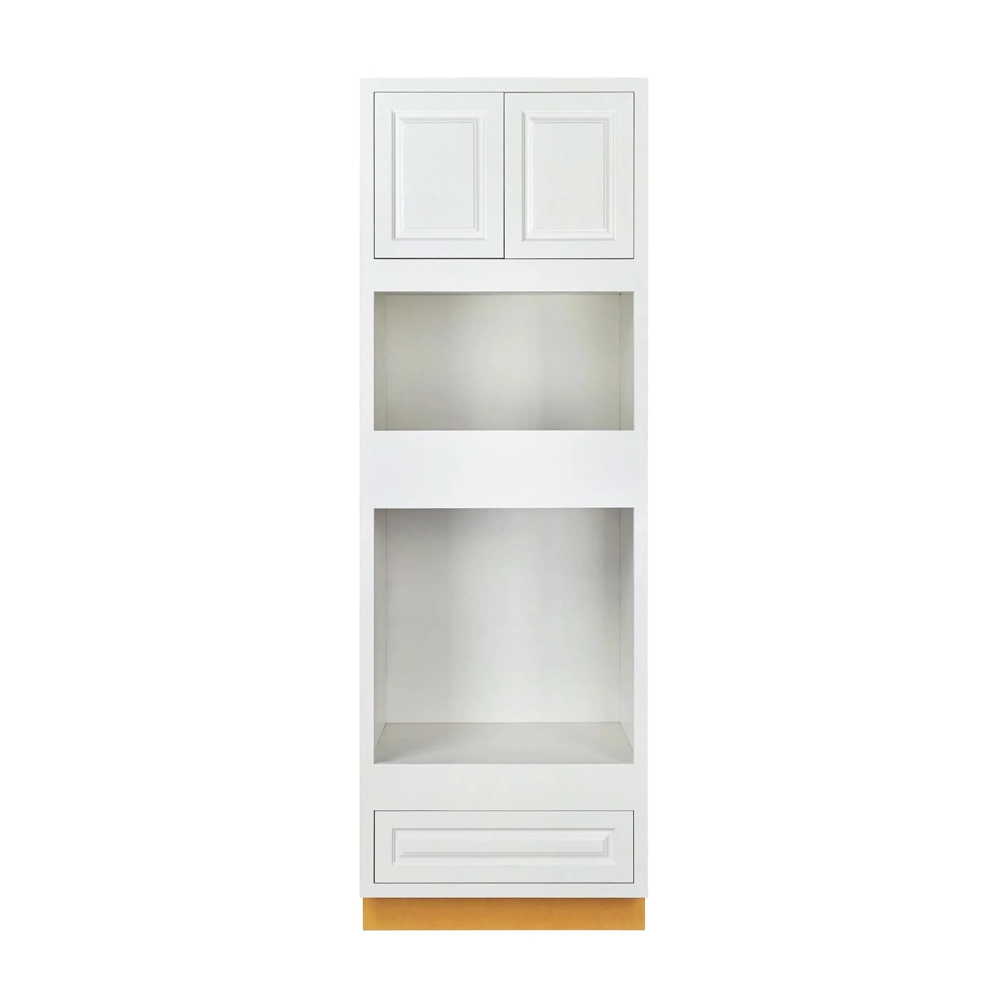 Wall Oven Vintage White Inset Raised Panel Cabinet 31.5" Wide - Image 6