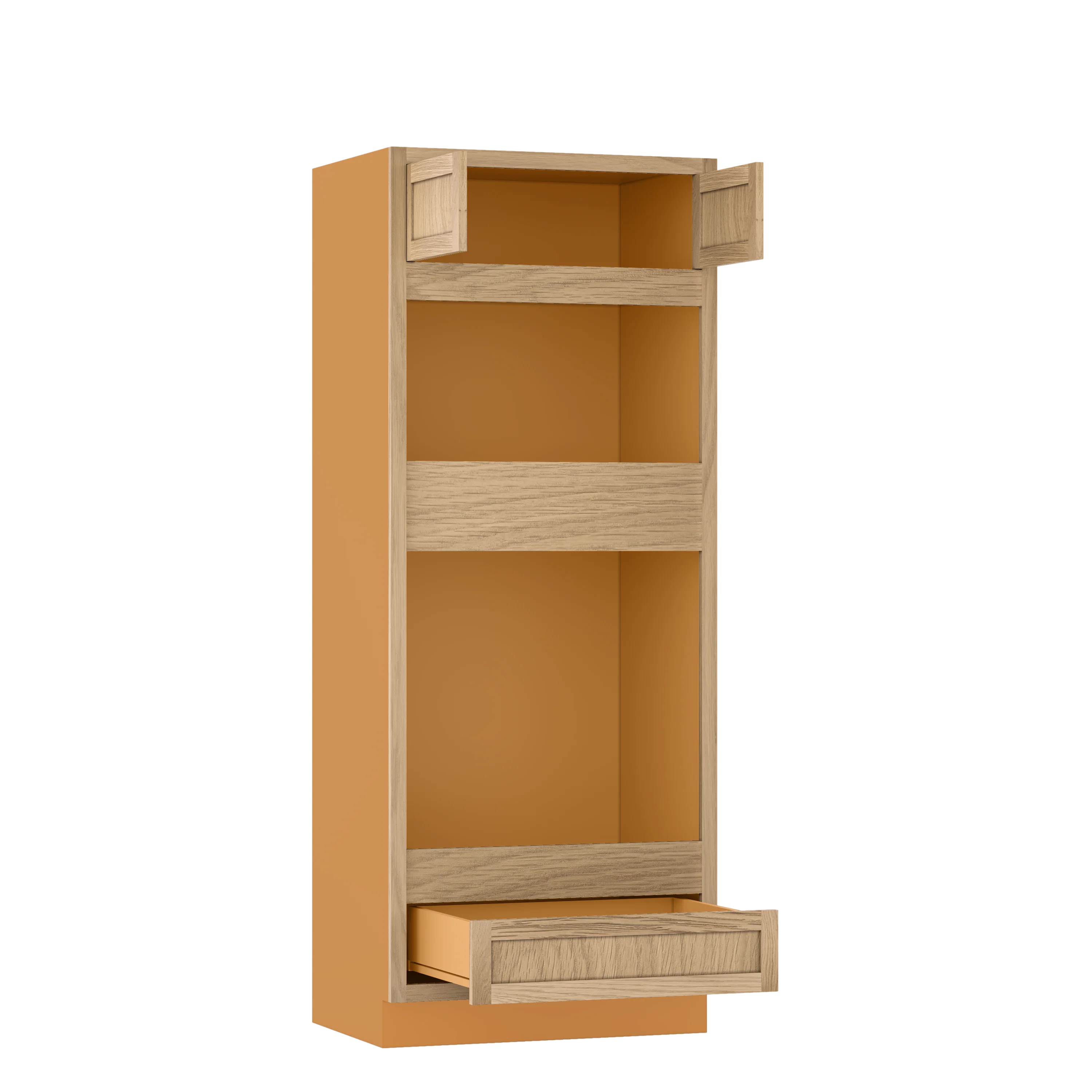 Wall Oven White Oak Inset Shaker Cabinet 31.5" & 33 Wide Wide - Image 2