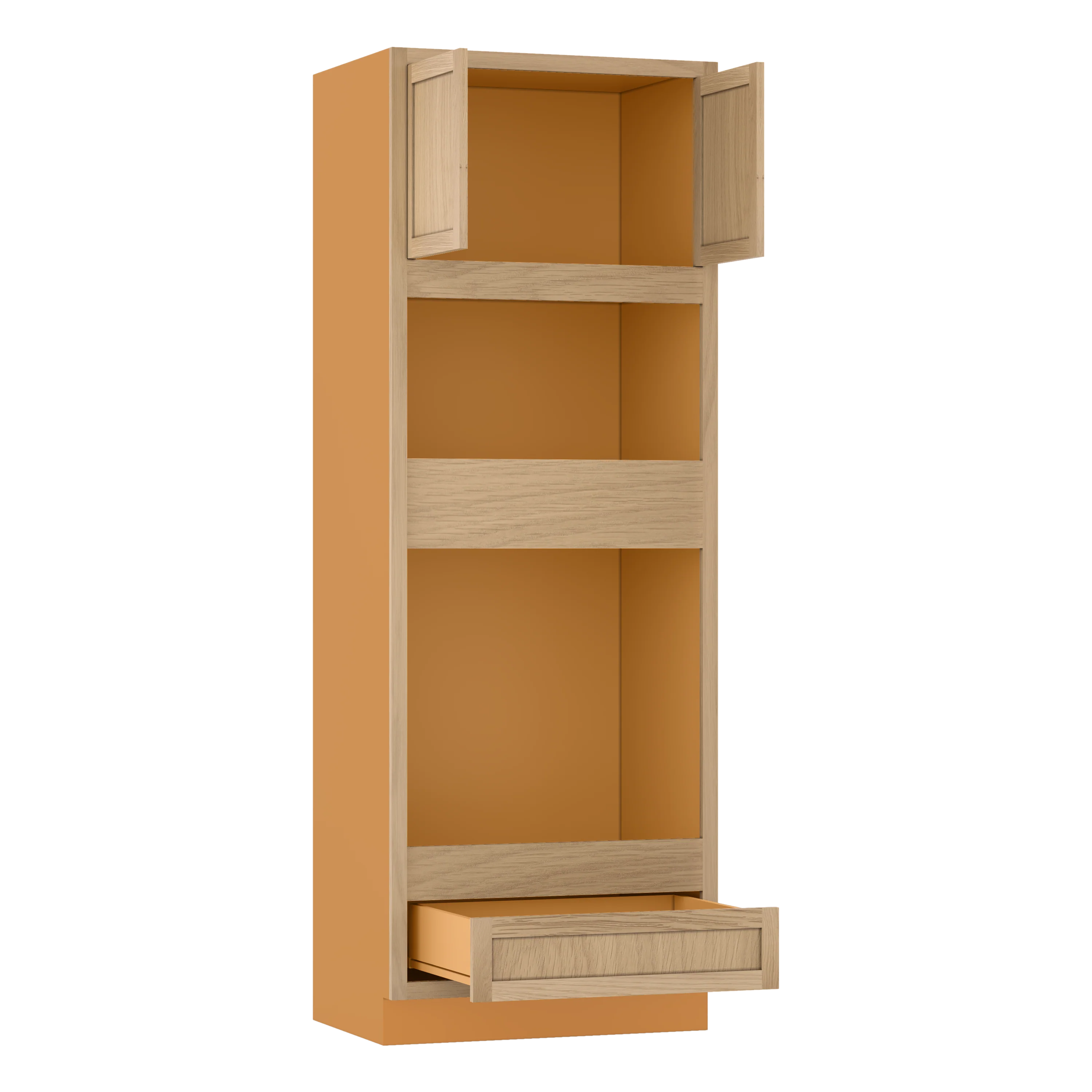 Wall Oven White Oak Inset Shaker Cabinet 31.5" & 33 Wide Wide - Image 4